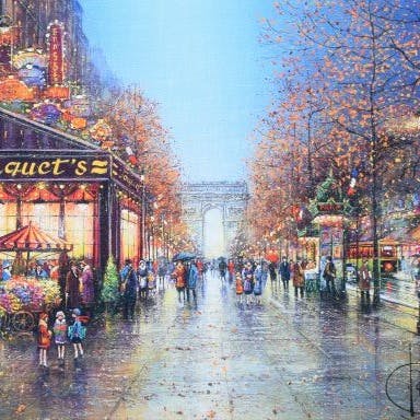 パリ、シャンゼリゼ（ジクレー、8号）