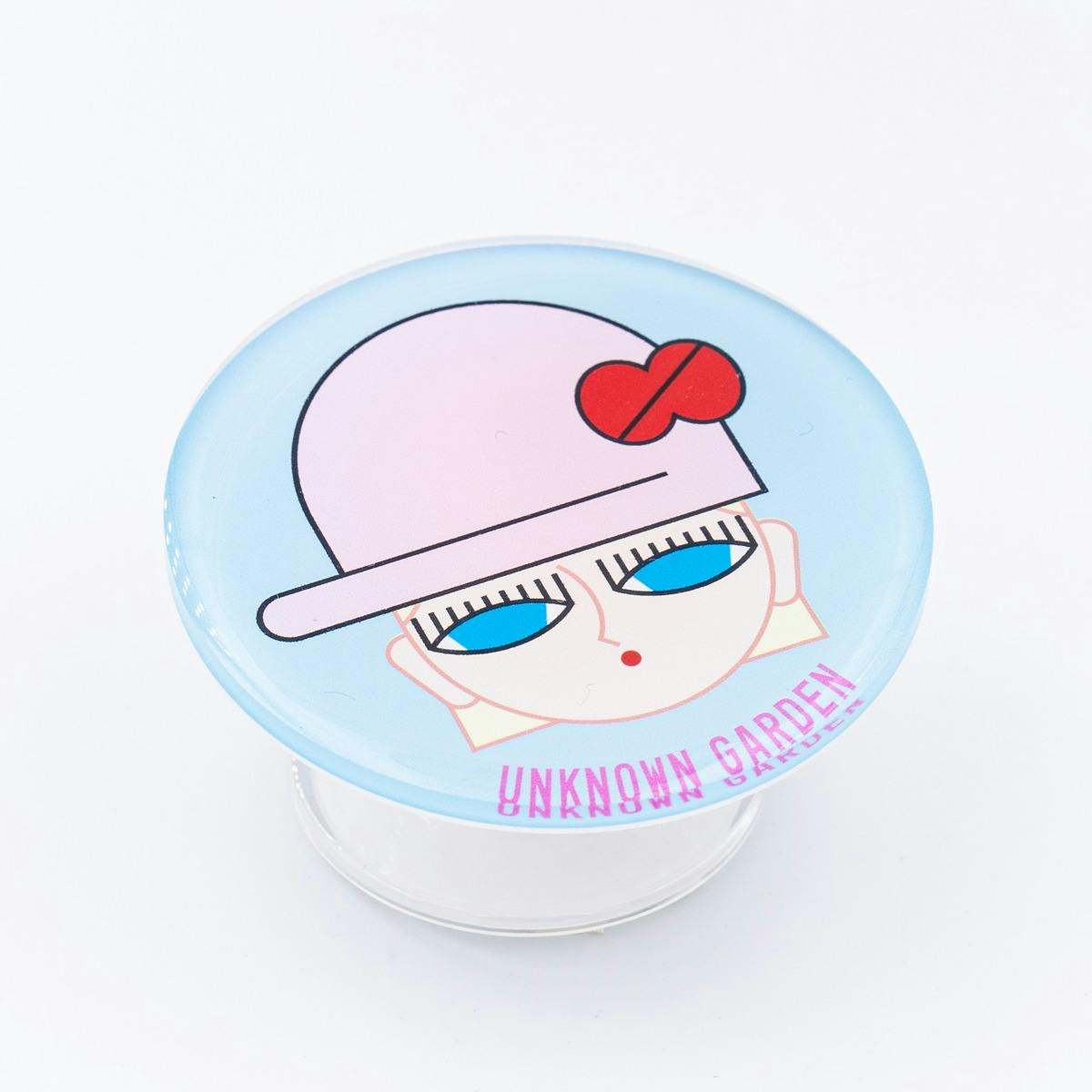 瓜生太郎　Taro Uryu　Smartphone Grip　Pink Cap_B