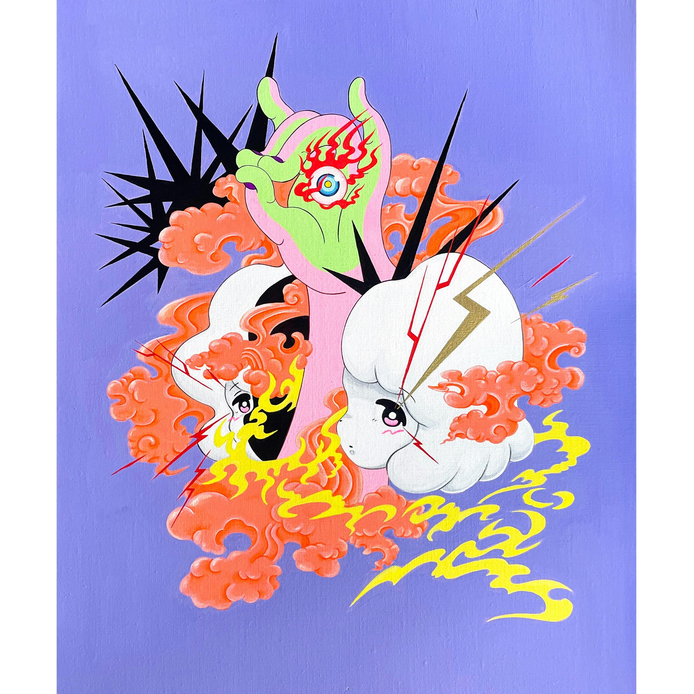 Motorboot ポスター + オーダーフレーム：ゲルハルト・リヒター