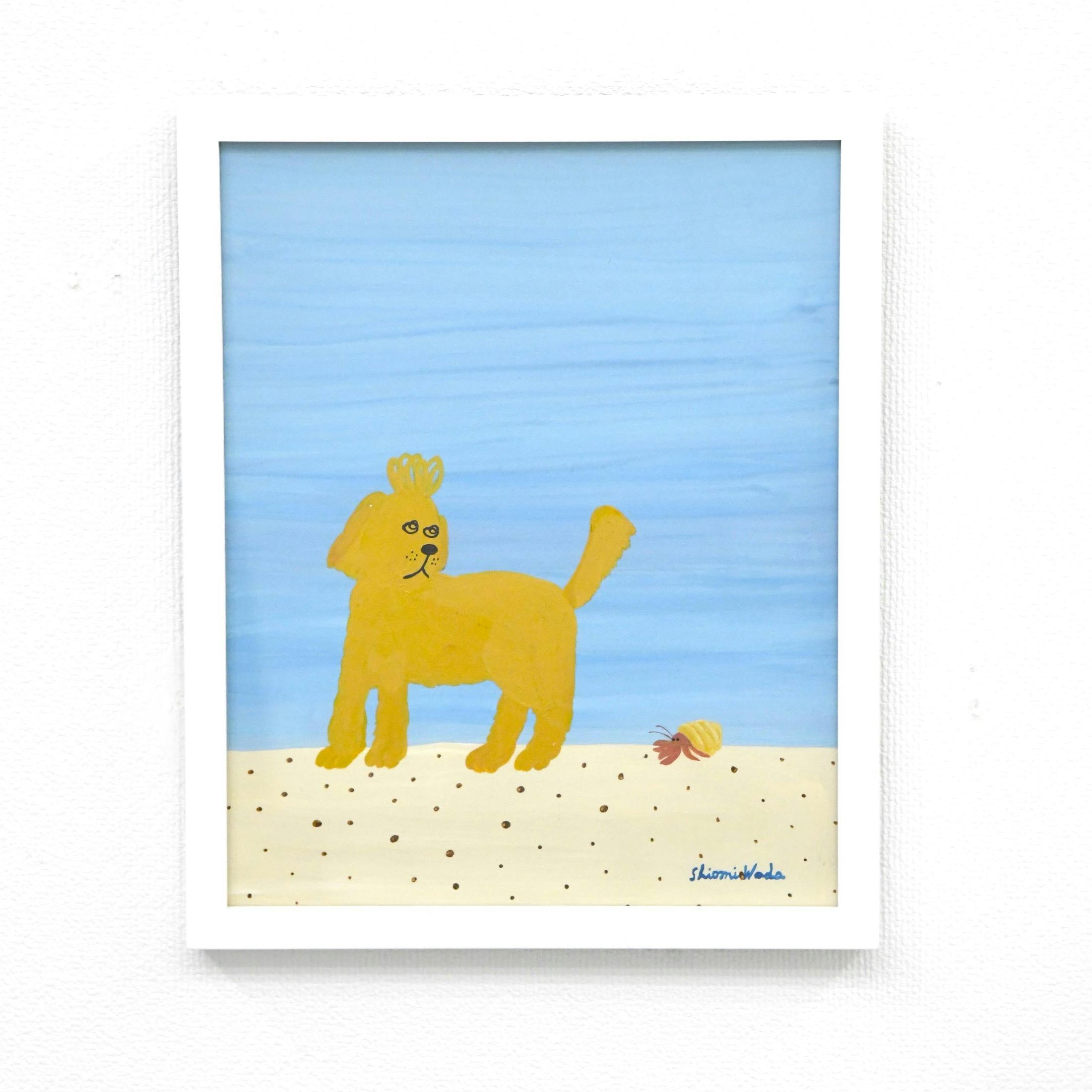 A new friend along the shore