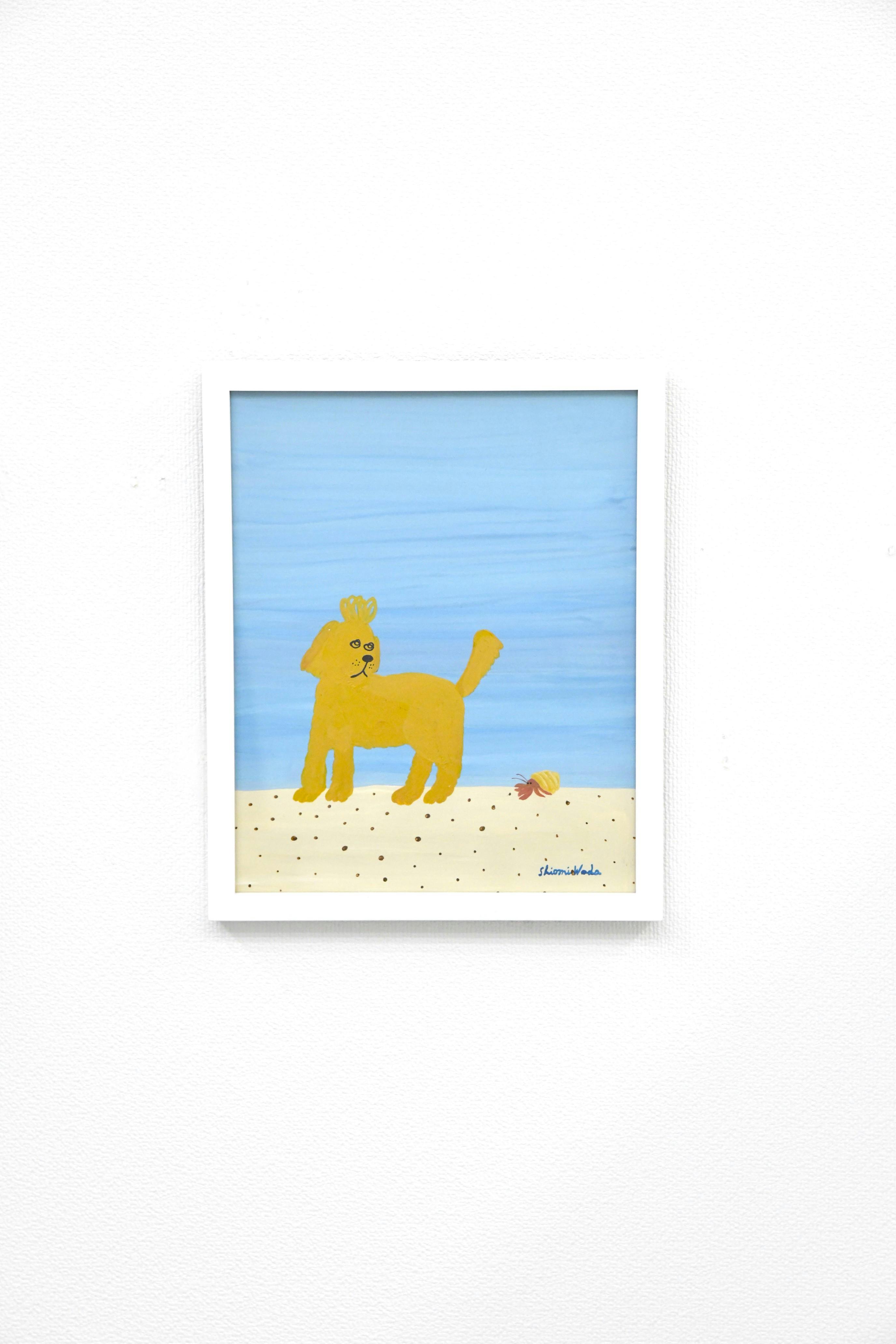 A new friend along the shore