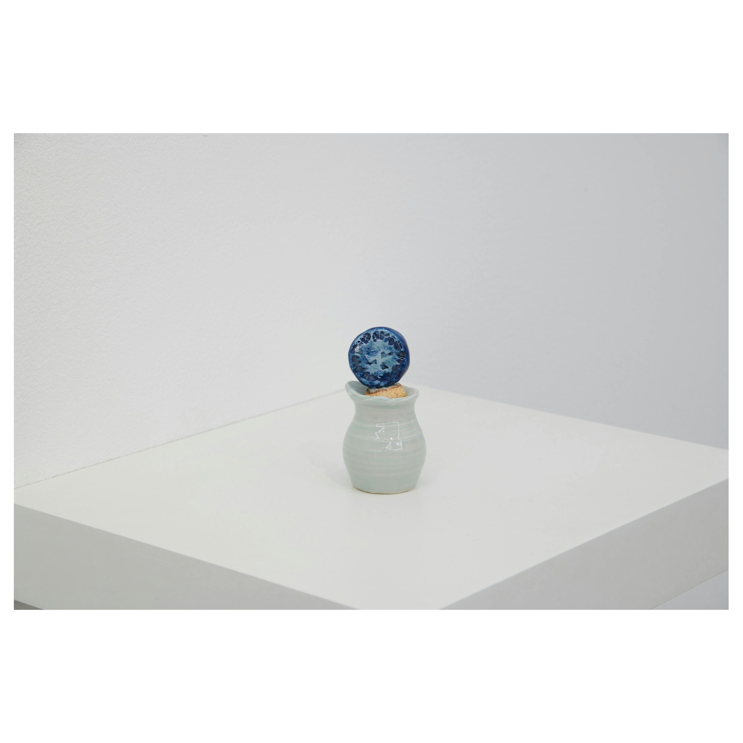 太陽小壺 #005　青ゴス