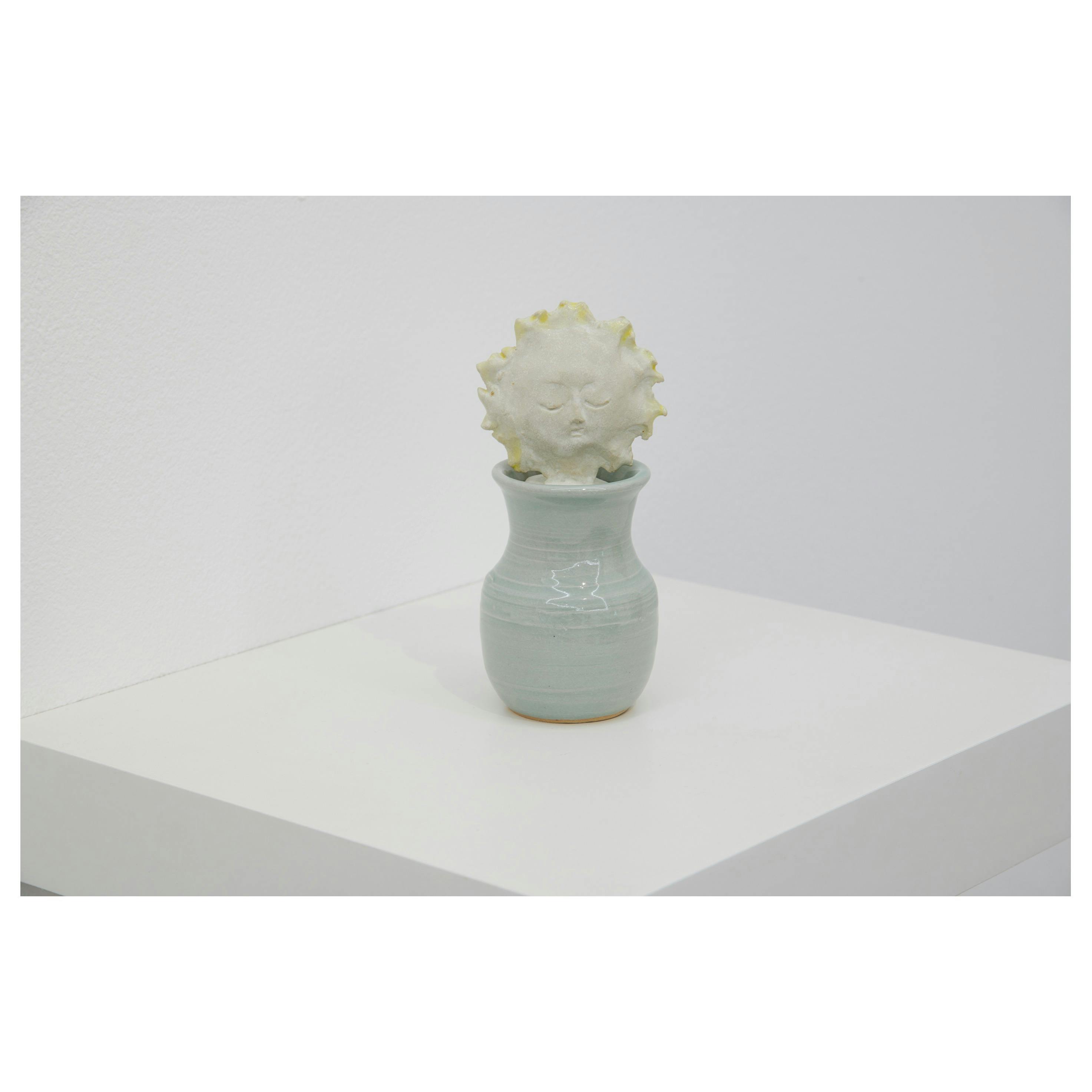 太陽小壺 #006　白い炎