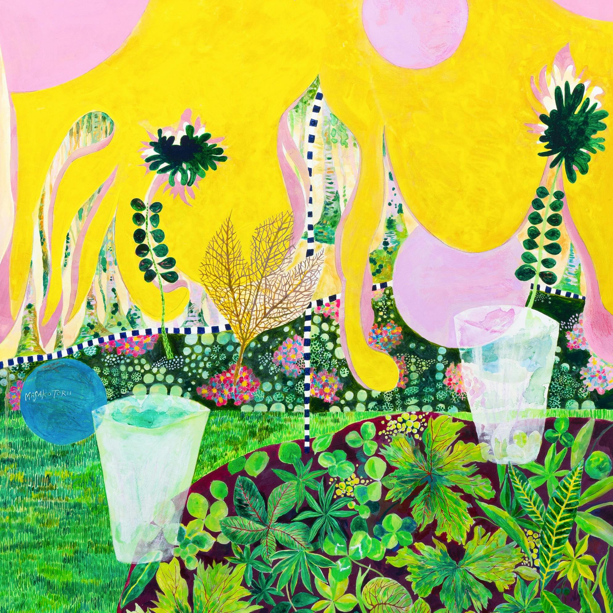 ざくざくと草地を歩く