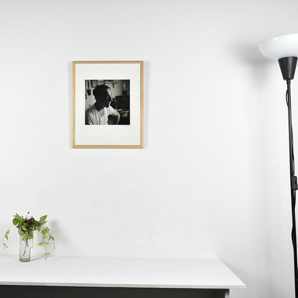 《Face in Profile》on the wall