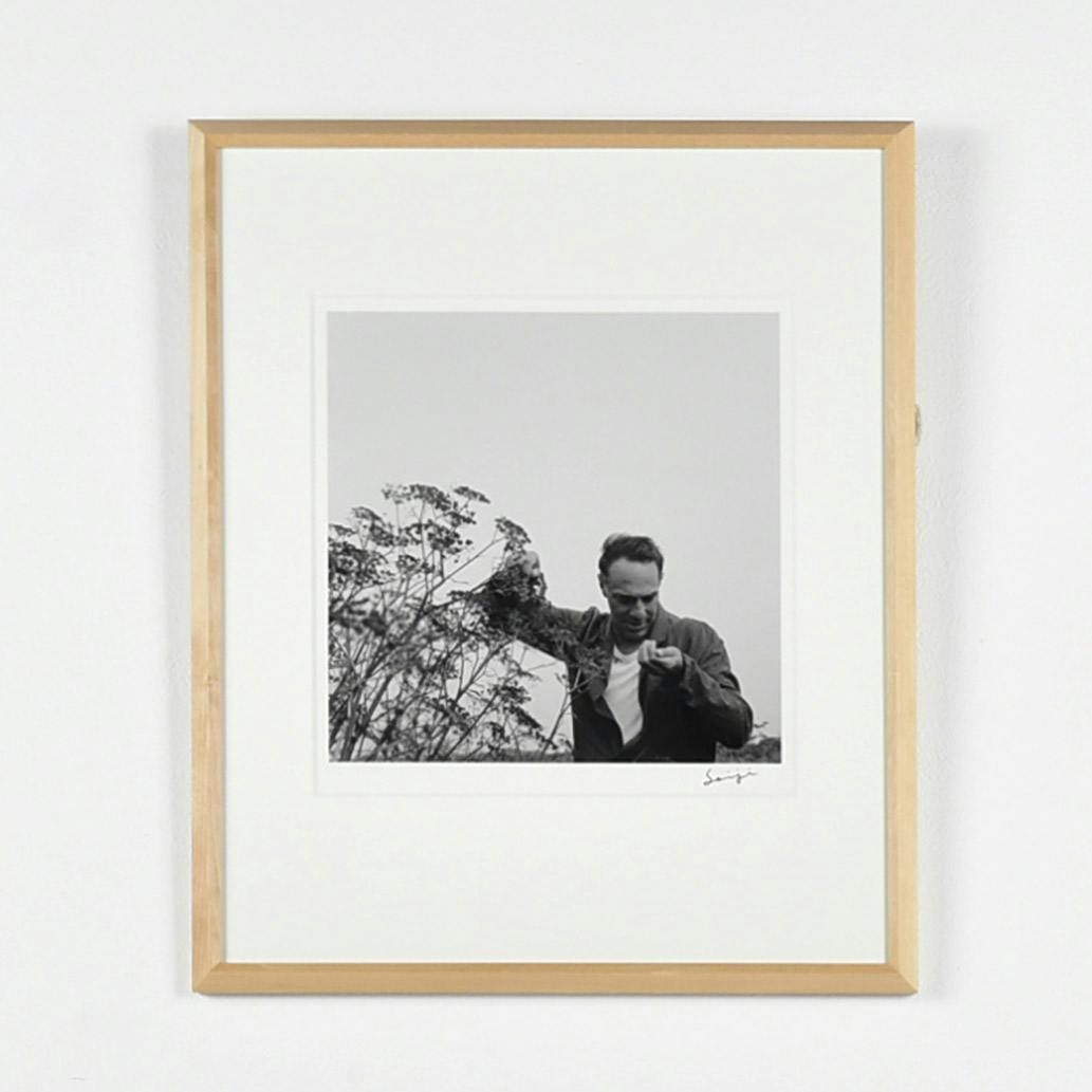 Derek Jarman with Seeds