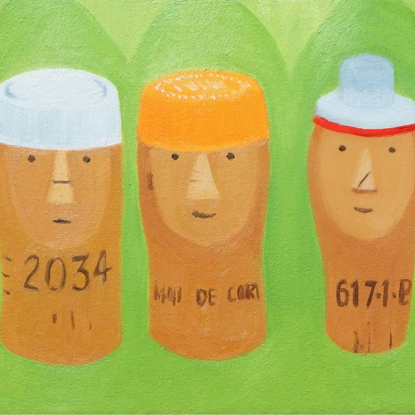 帽子とコルク人トリオ2025 No.58