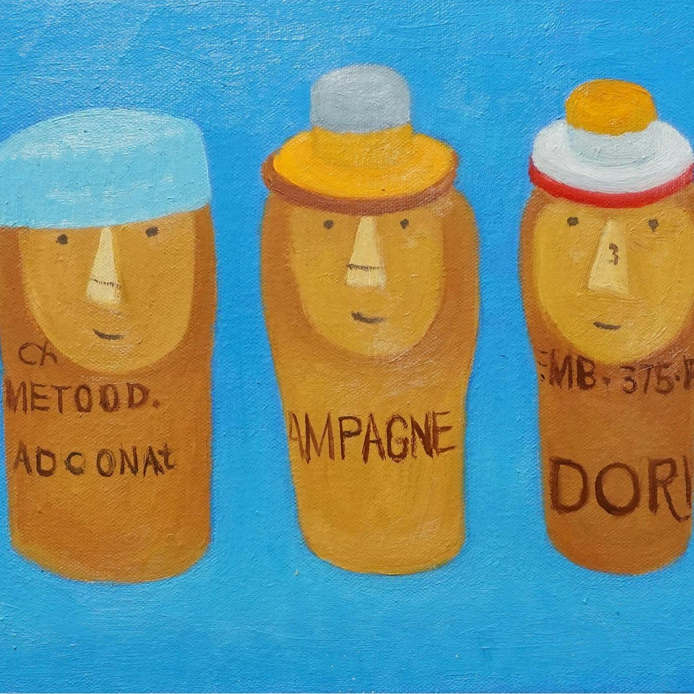 帽子とコルク人トリオ2025 No.67