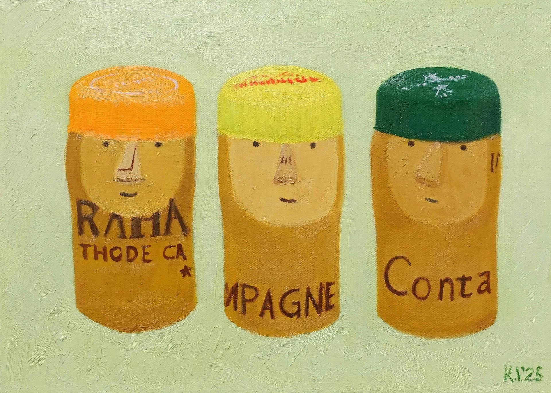 帽子とコルク人トリオ2025 No.41