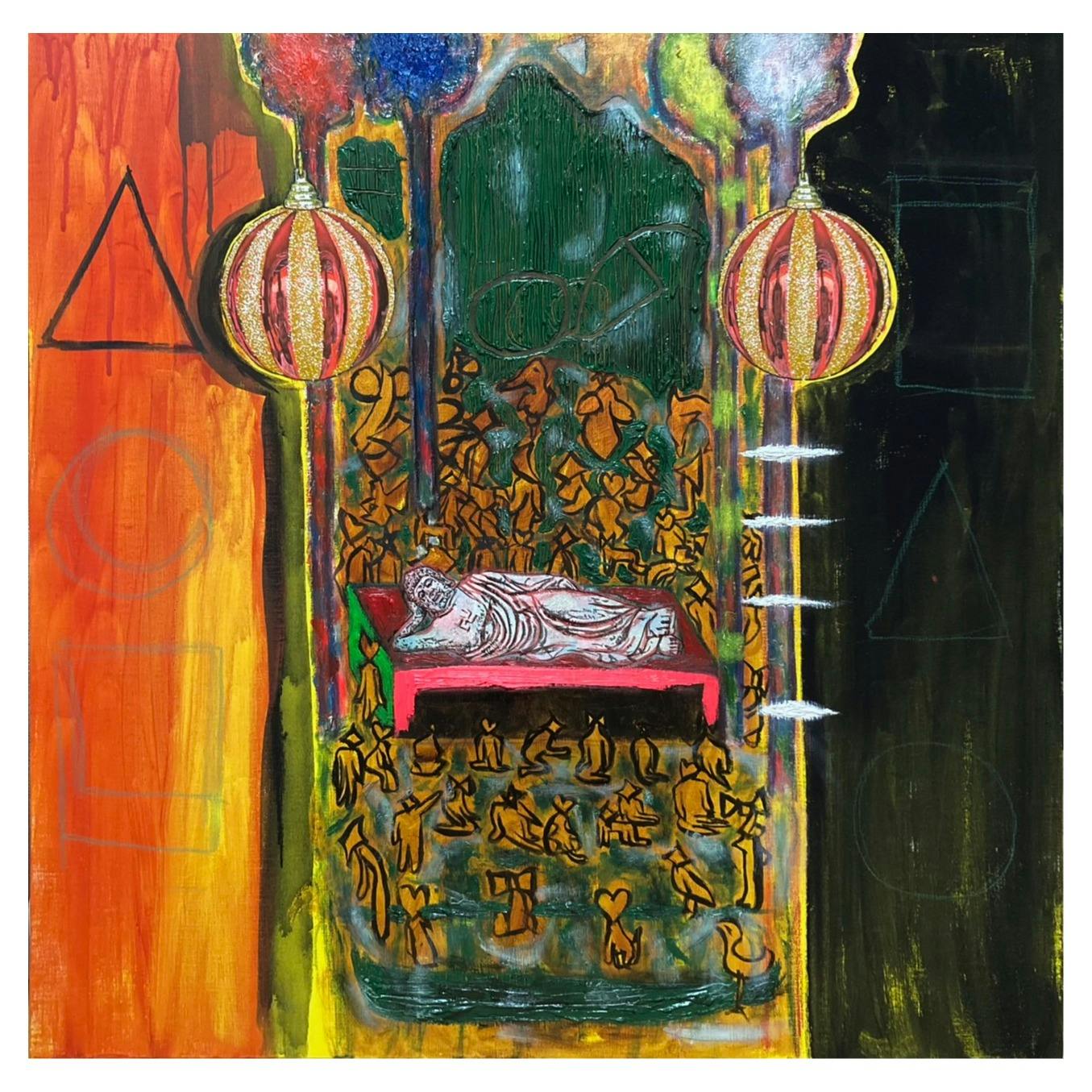 牛込美輝涅槃図（波動関数の収縮）