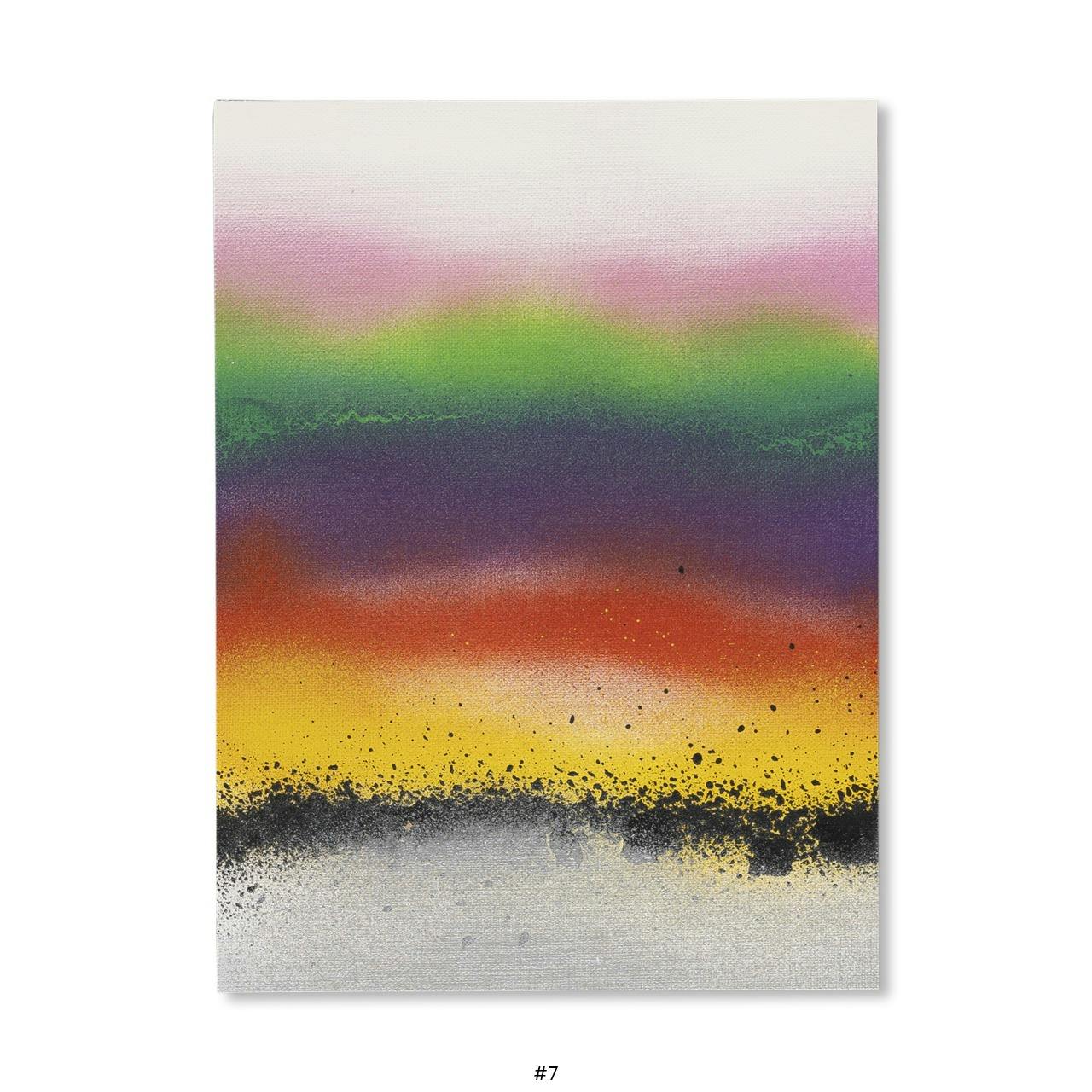 ELEVEN SECOND PAINTING (WHITE, ANTIQUE WHITE, PINK, LEMON YELLOW, LIGHT GREEN, DARK GREEN, PURPLE, RED, YELLOW, BLACK, SILVER) [EDITION #7]