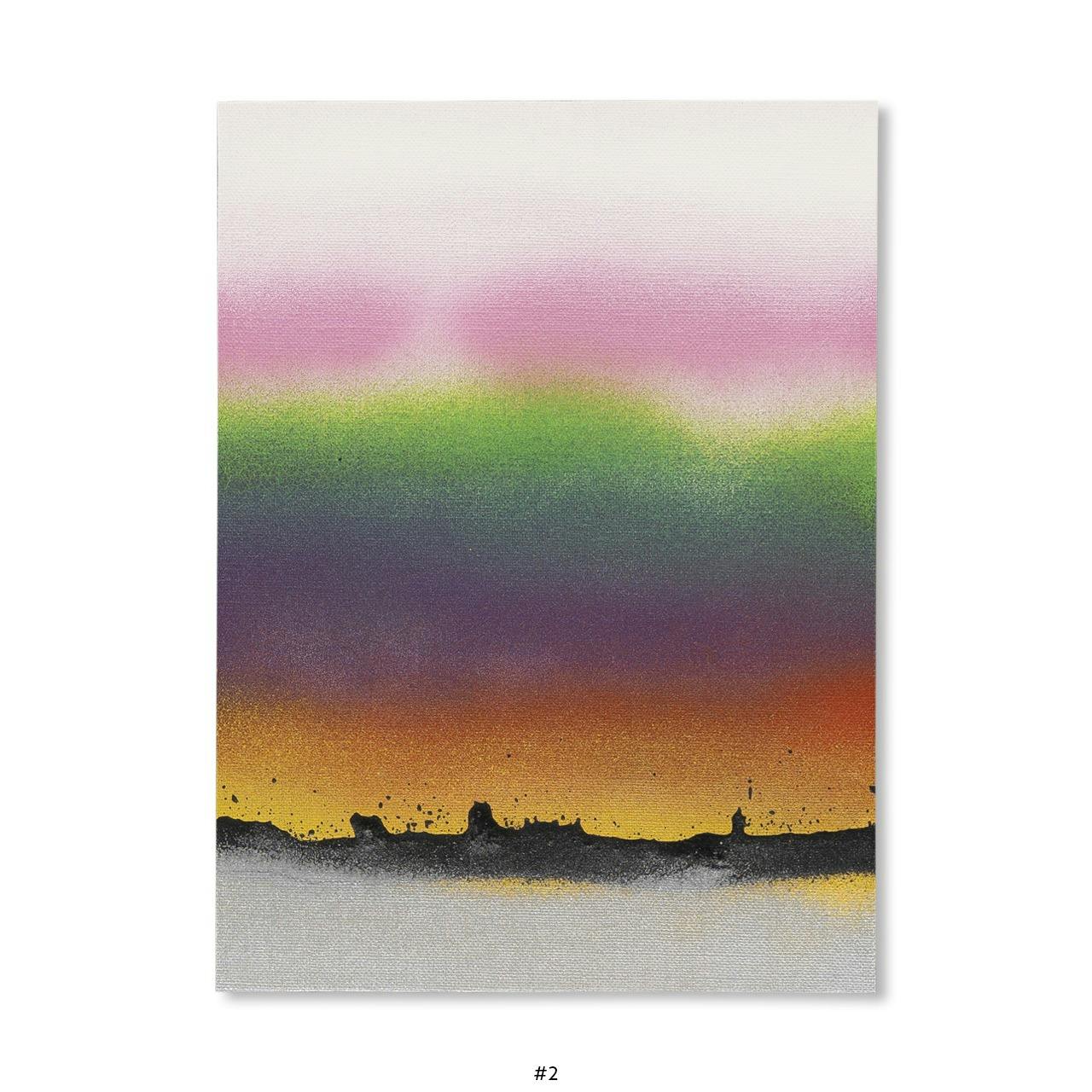 ELEVEN SECOND PAINTING (WHITE, ANTIQUE WHITE, PINK, LEMON YELLOW, LIGHT GREEN, DARK GREEN, PURPLE, RED, YELLOW, BLACK, SILVER) [EDITION #2]