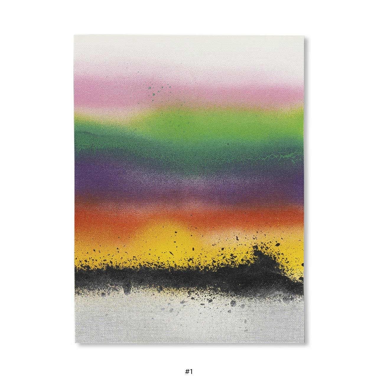 ELEVEN SECOND PAINTING (WHITE, ANTIQUE WHITE, PINK, LEMON YELLOW, LIGHT GREEN, DARK GREEN, PURPLE, RED, YELLOW, BLACK, SILVER) [EDITION #1]