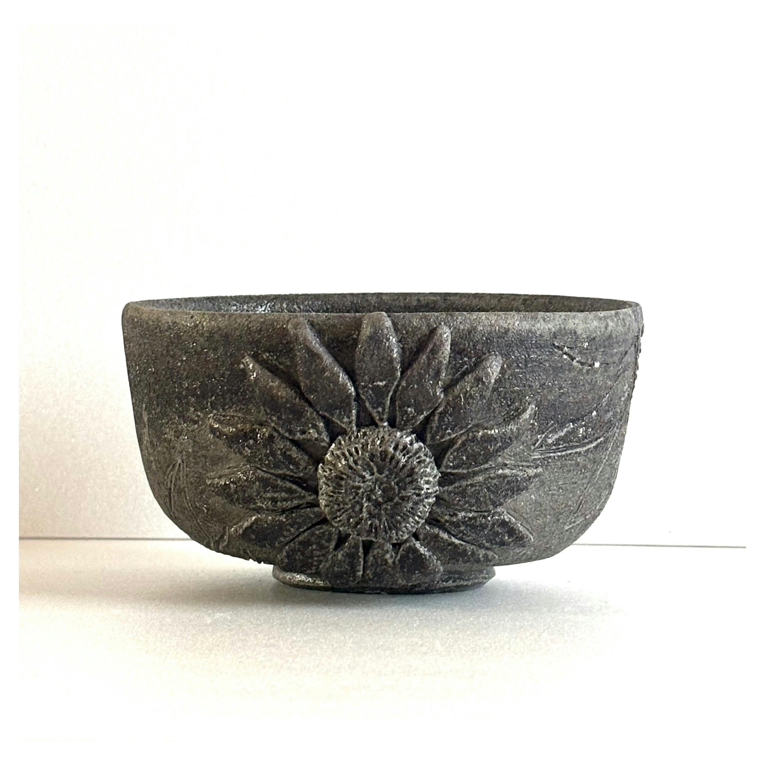 向日葵の抹茶碗