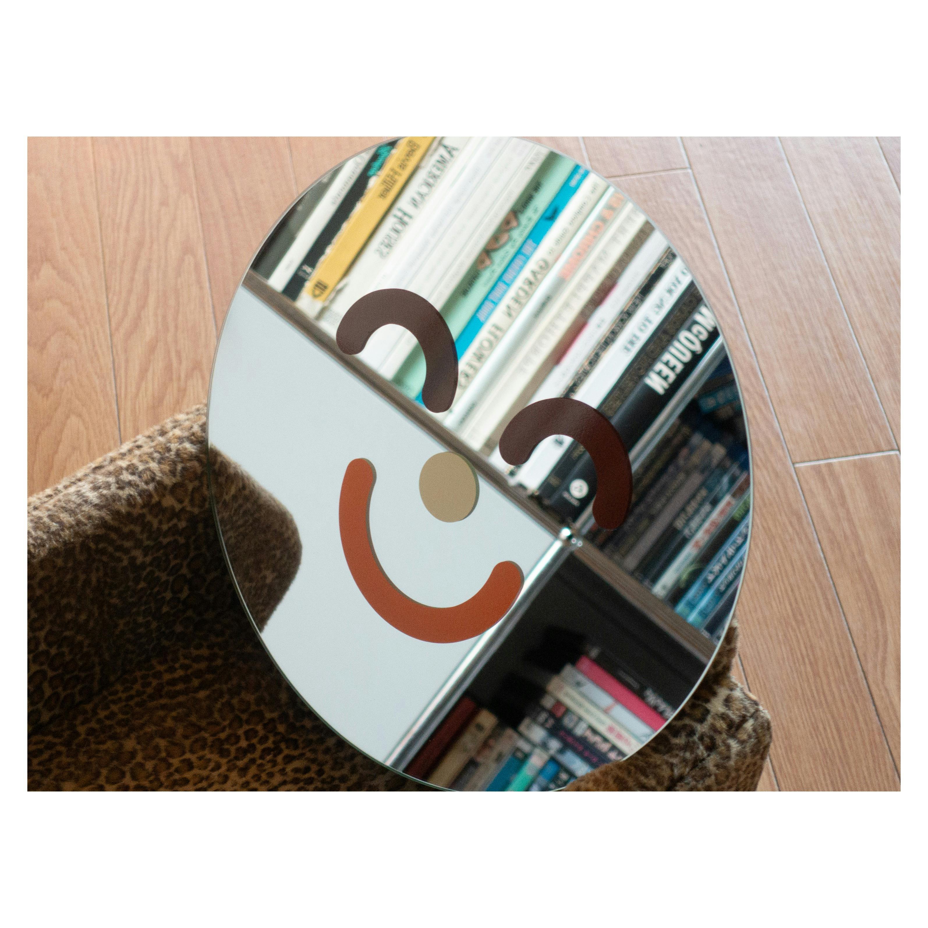 Smile Mirror_Brown Orange