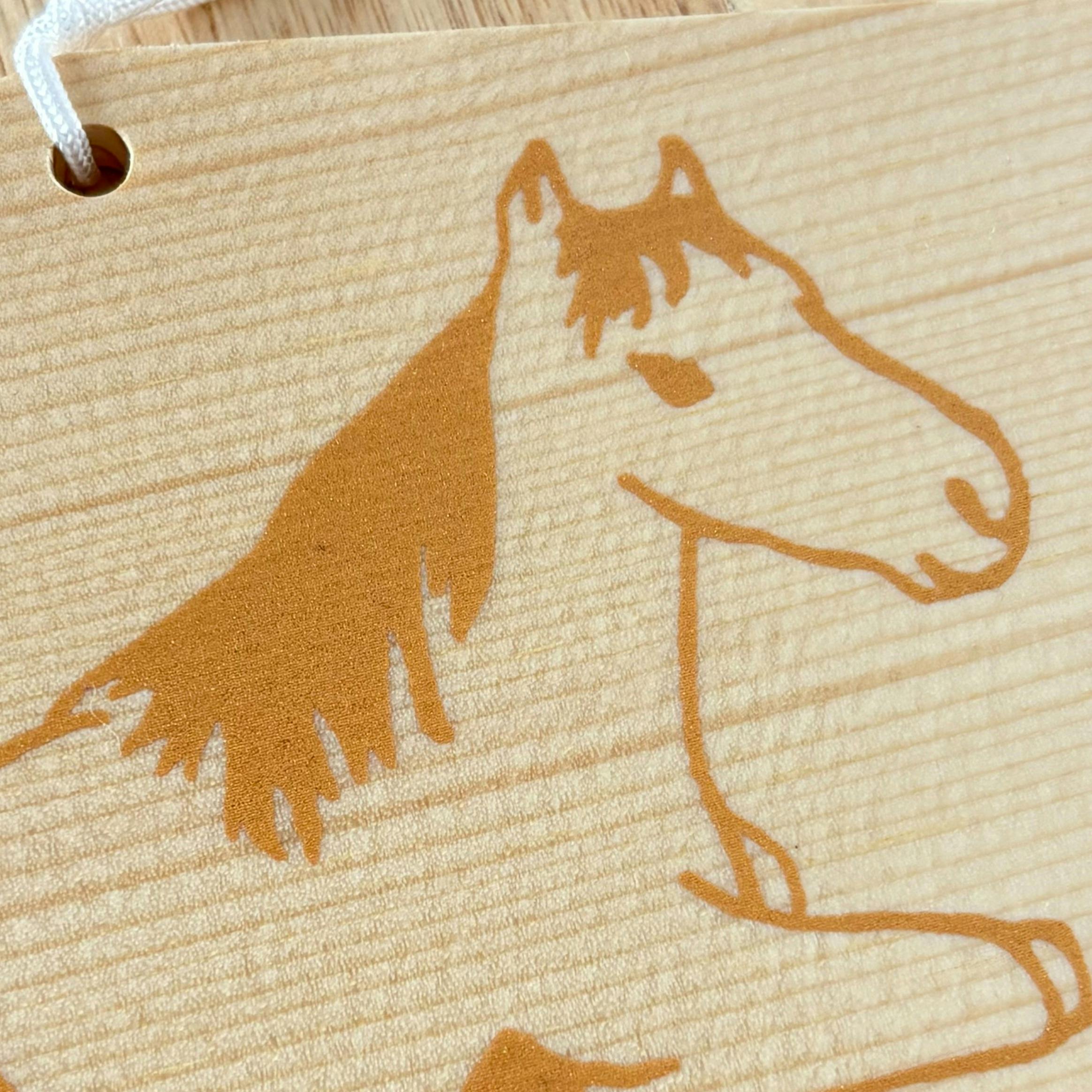 干支絵馬 午（金）