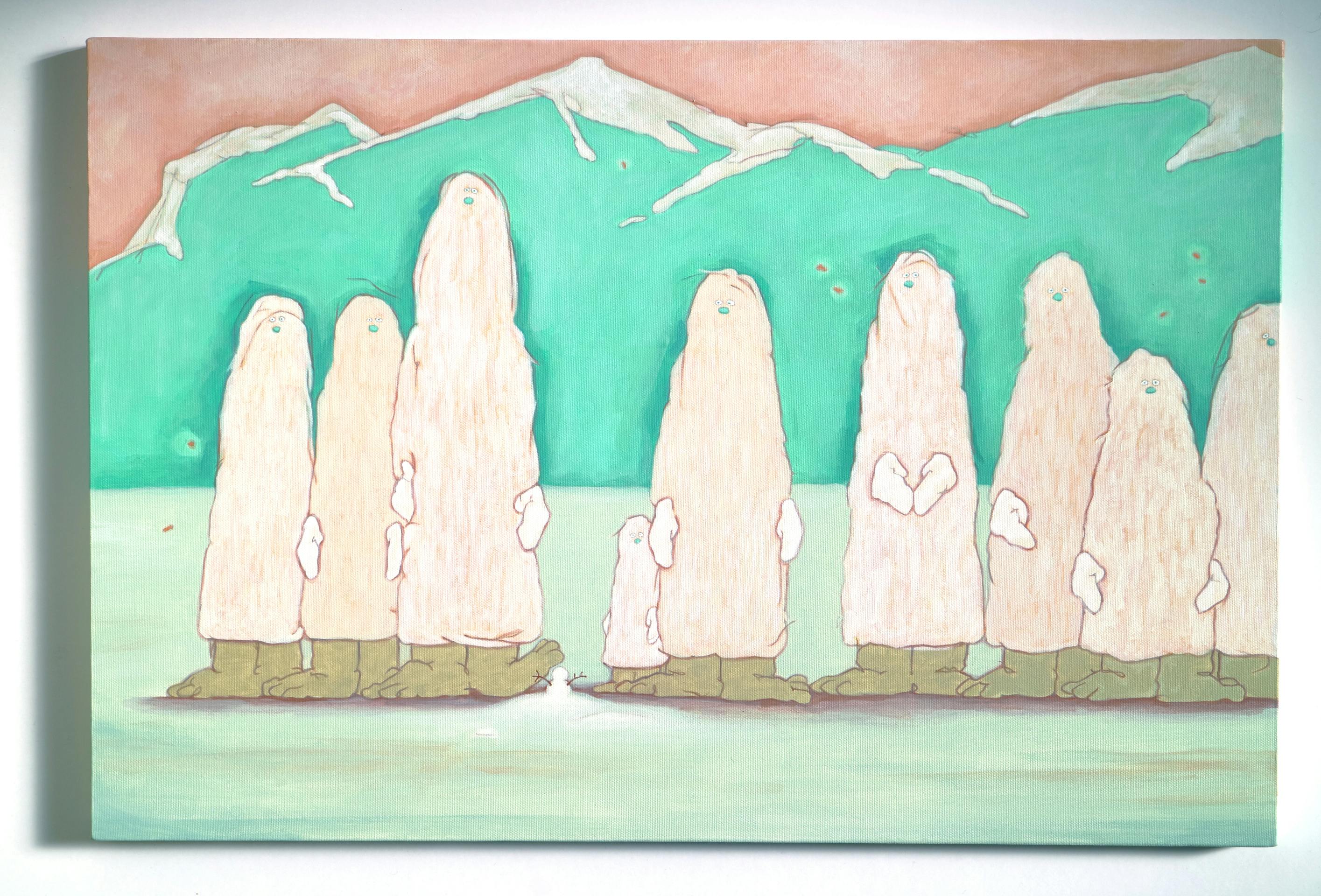 The day Yetis huddled to get warm 1/3 イエティたちが温まっていた日