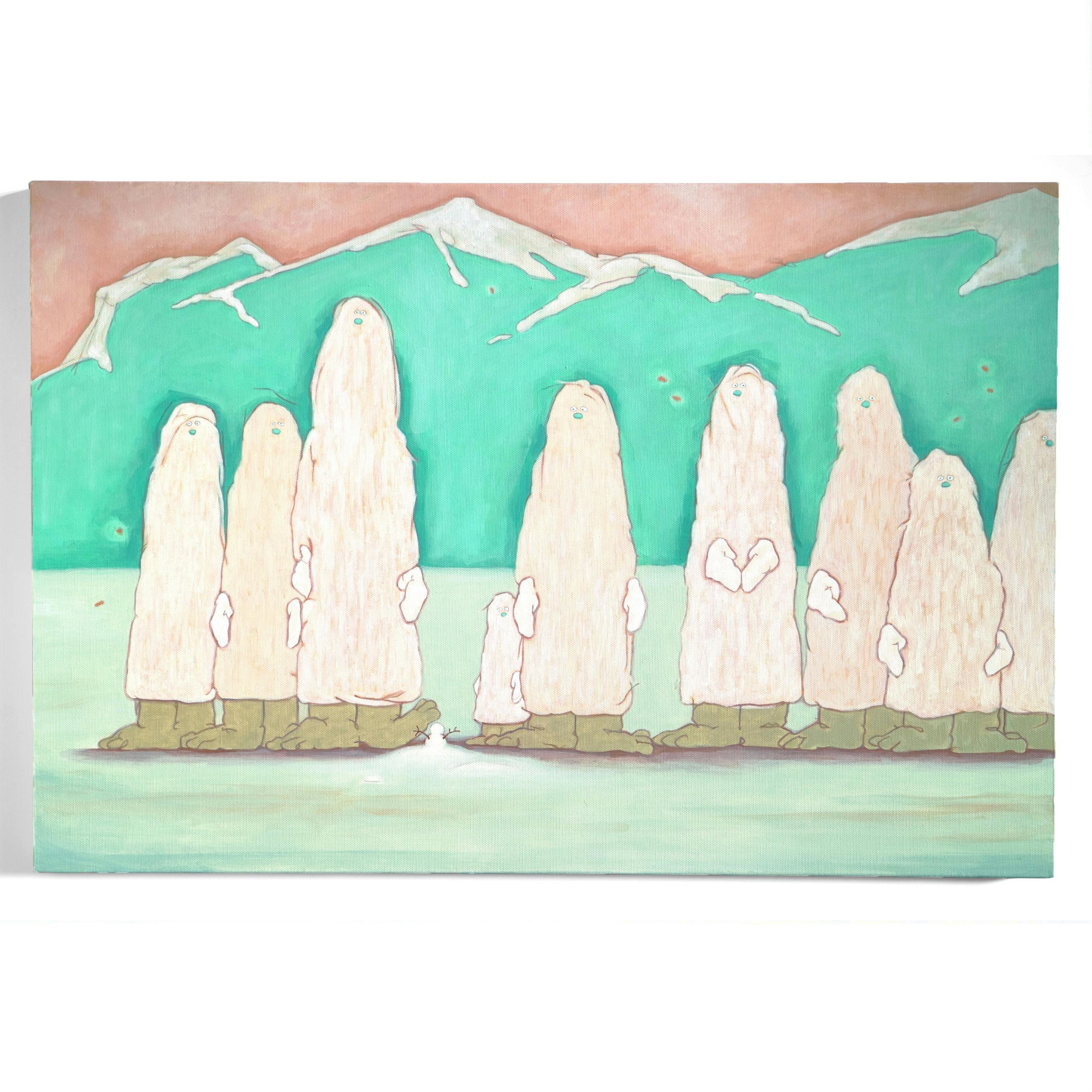 The day Yetis huddled to get warm 1/3 イエティたちが温まっていた日