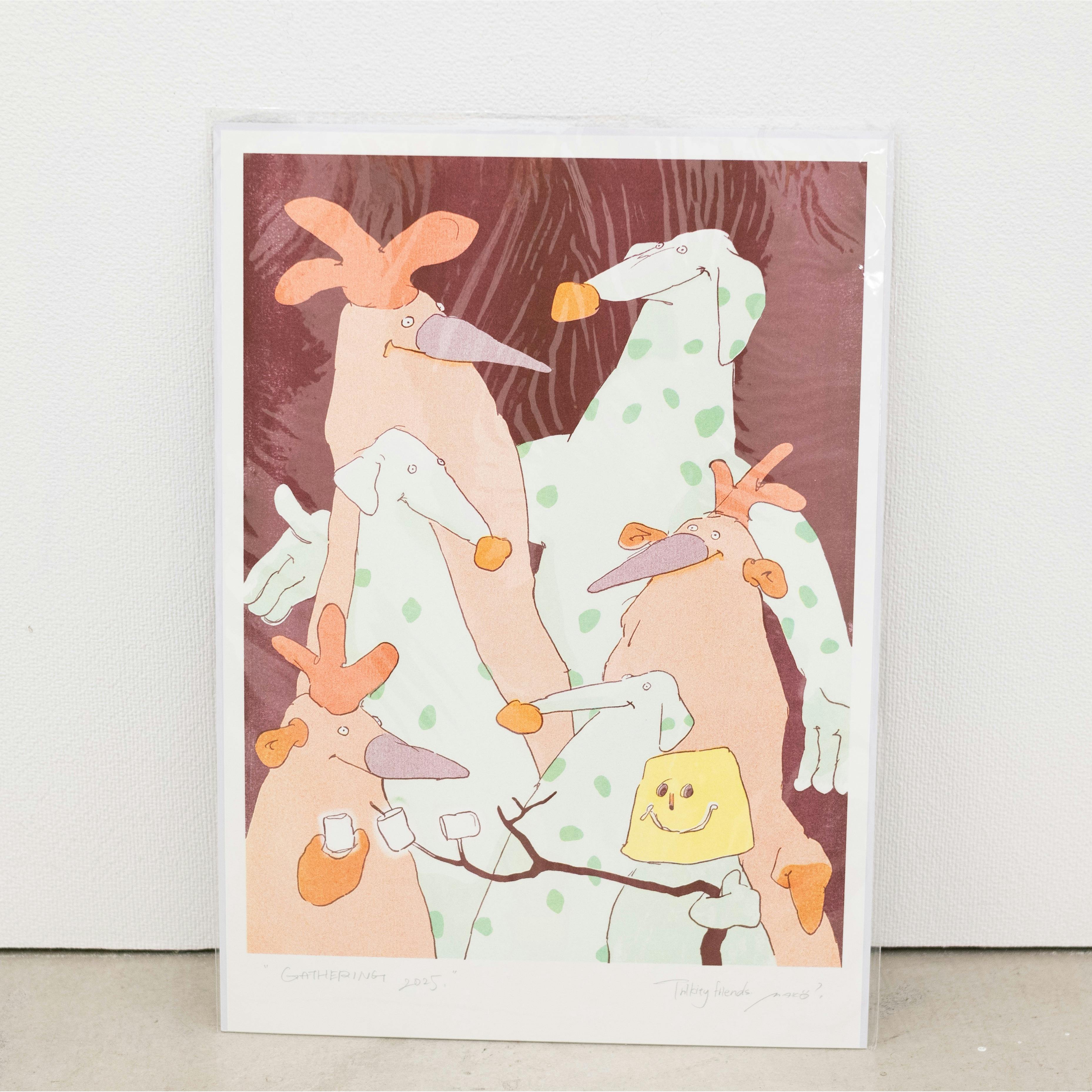 Thikity friends riso poster1