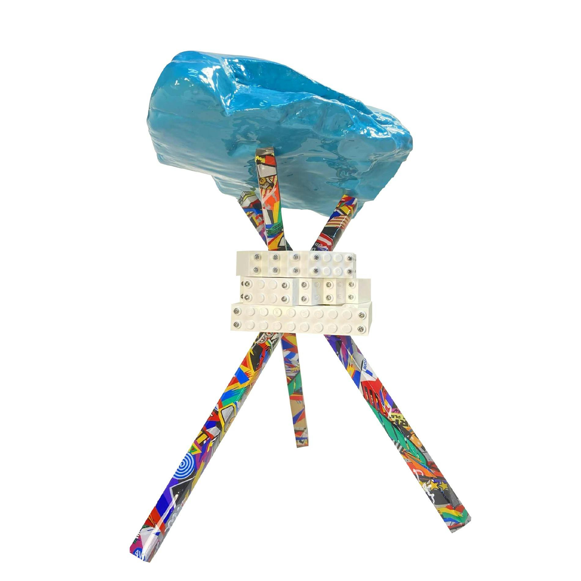 “IKEZU” Play in Support of the Unseen CORAL BLUE