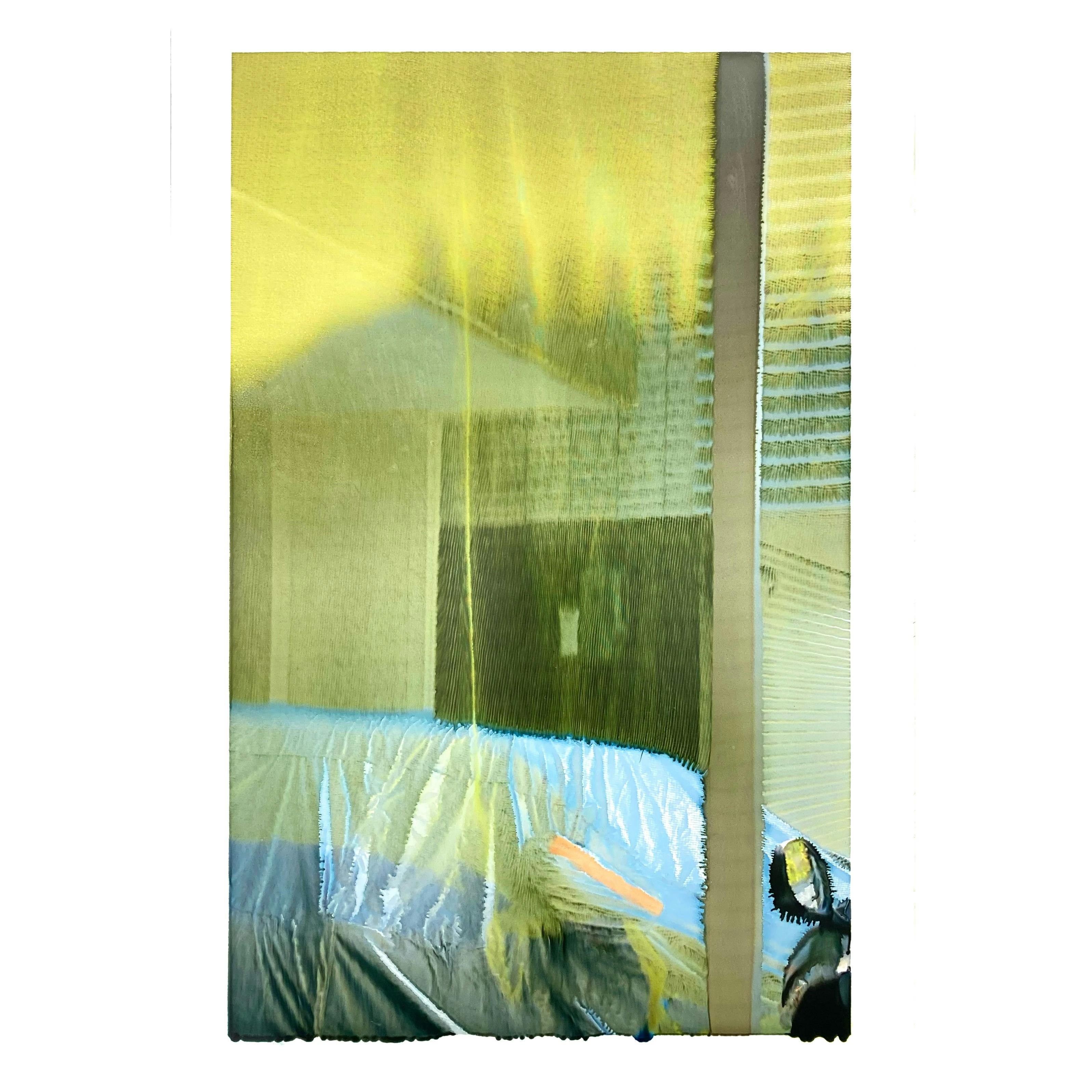 CMYKの分解;車庫の黄色カーテンレール Garage with Yellow Curtain Rail