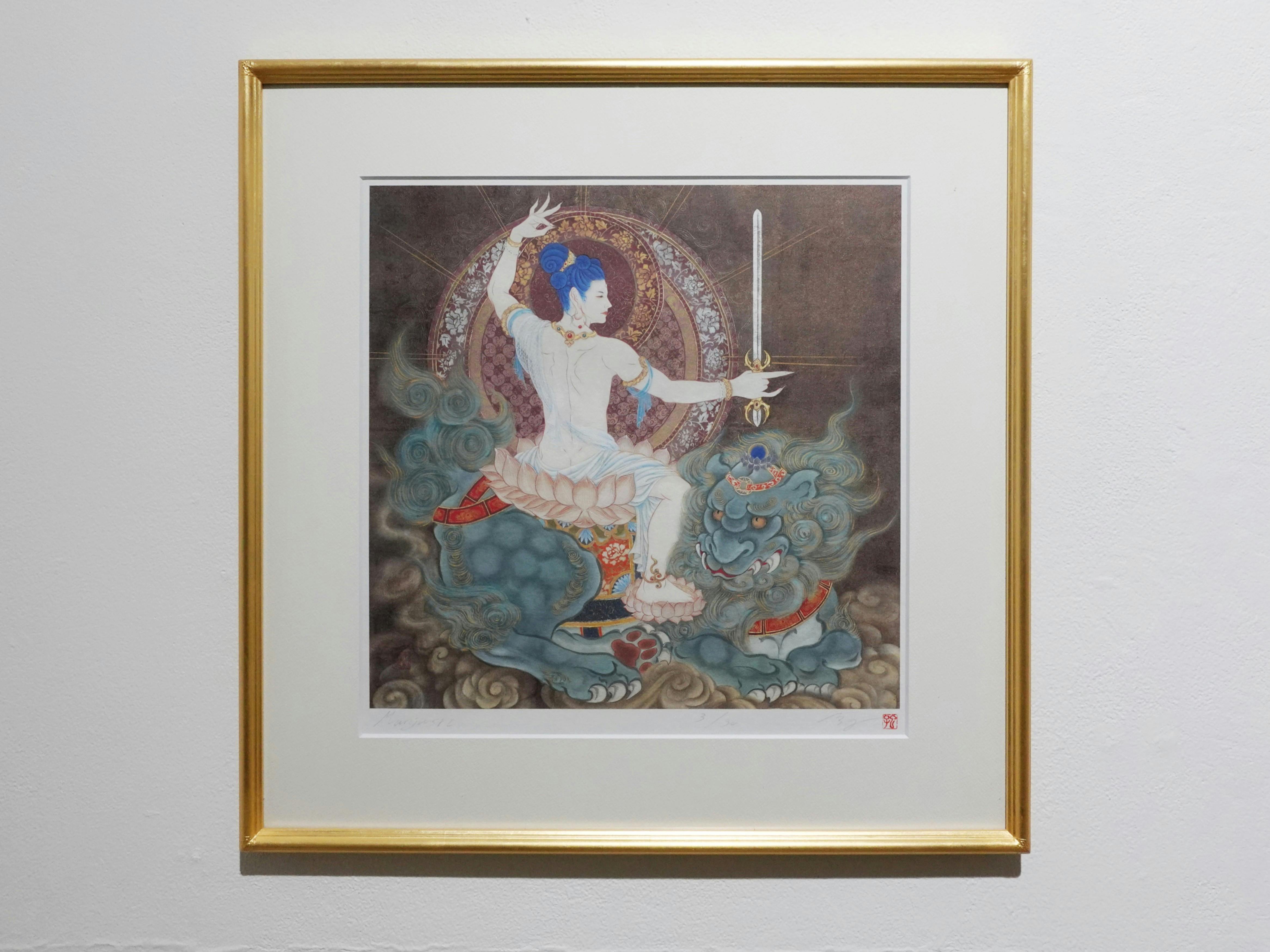 木村了子　文殊菩薩像