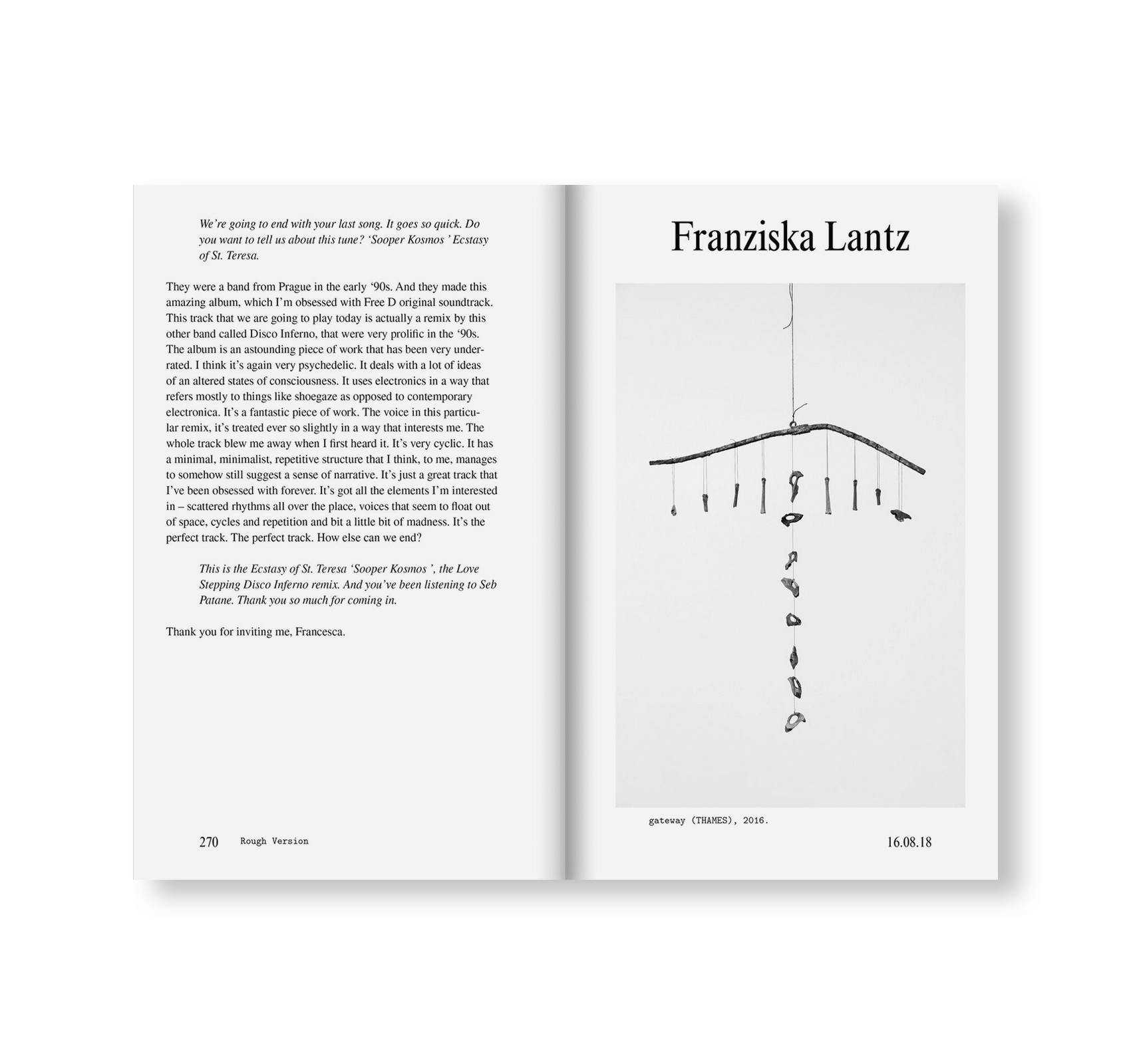 ROUGH VERSION, THE NTS INTERVIEWS WITH FRANCESCA GAVIN, 2016-2021