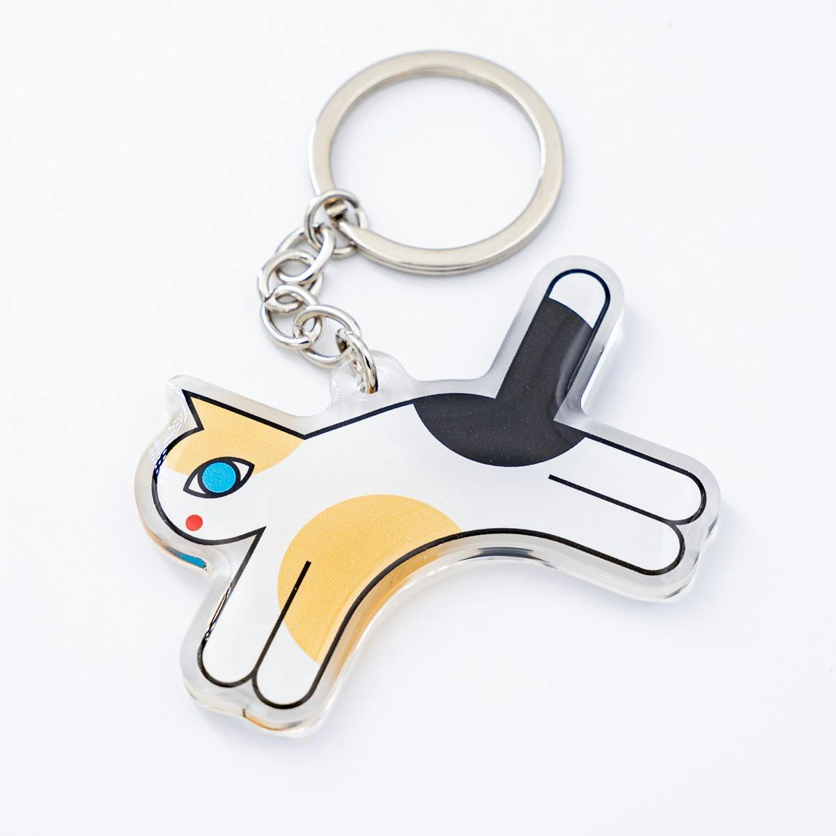 瓜生太郎　Taro Uryu　Key Ring Calico_A