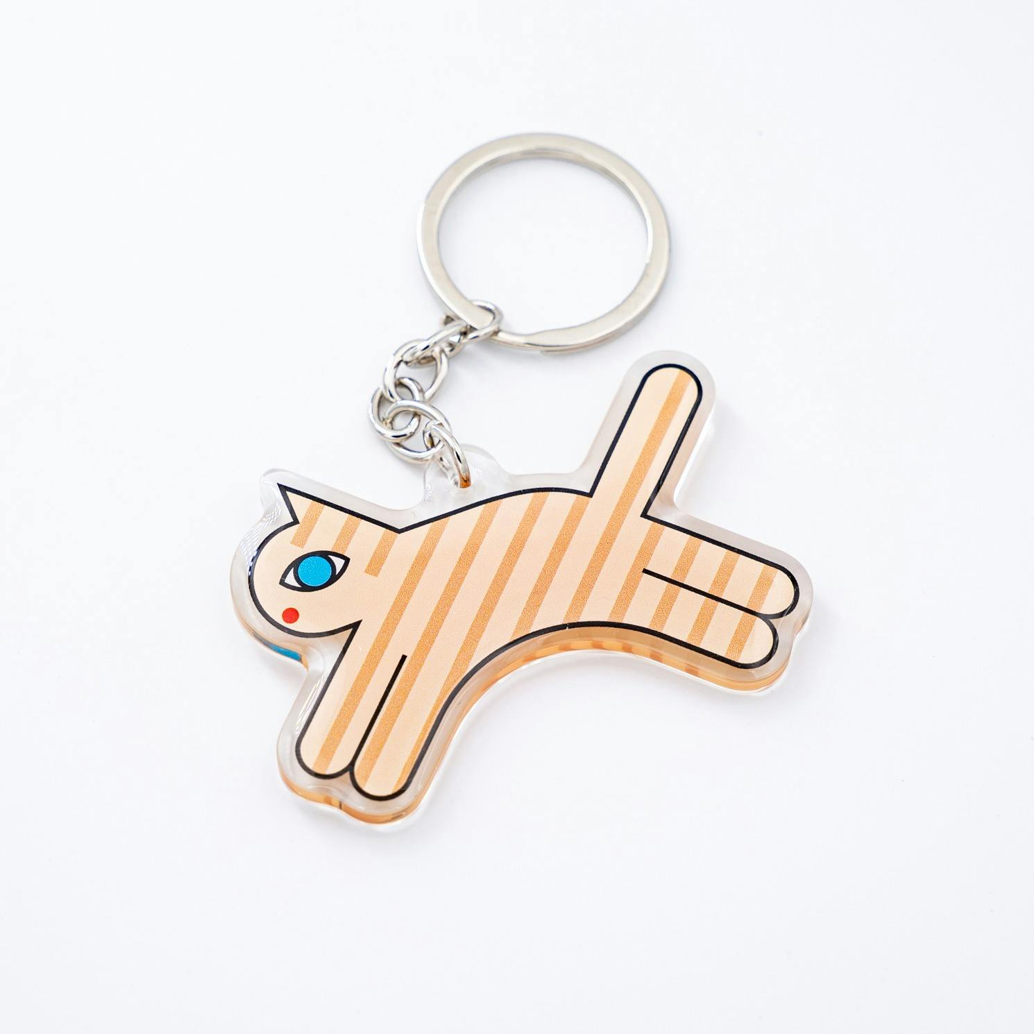 瓜生太郎　Taro Uryu　Key Ring Striped_A
