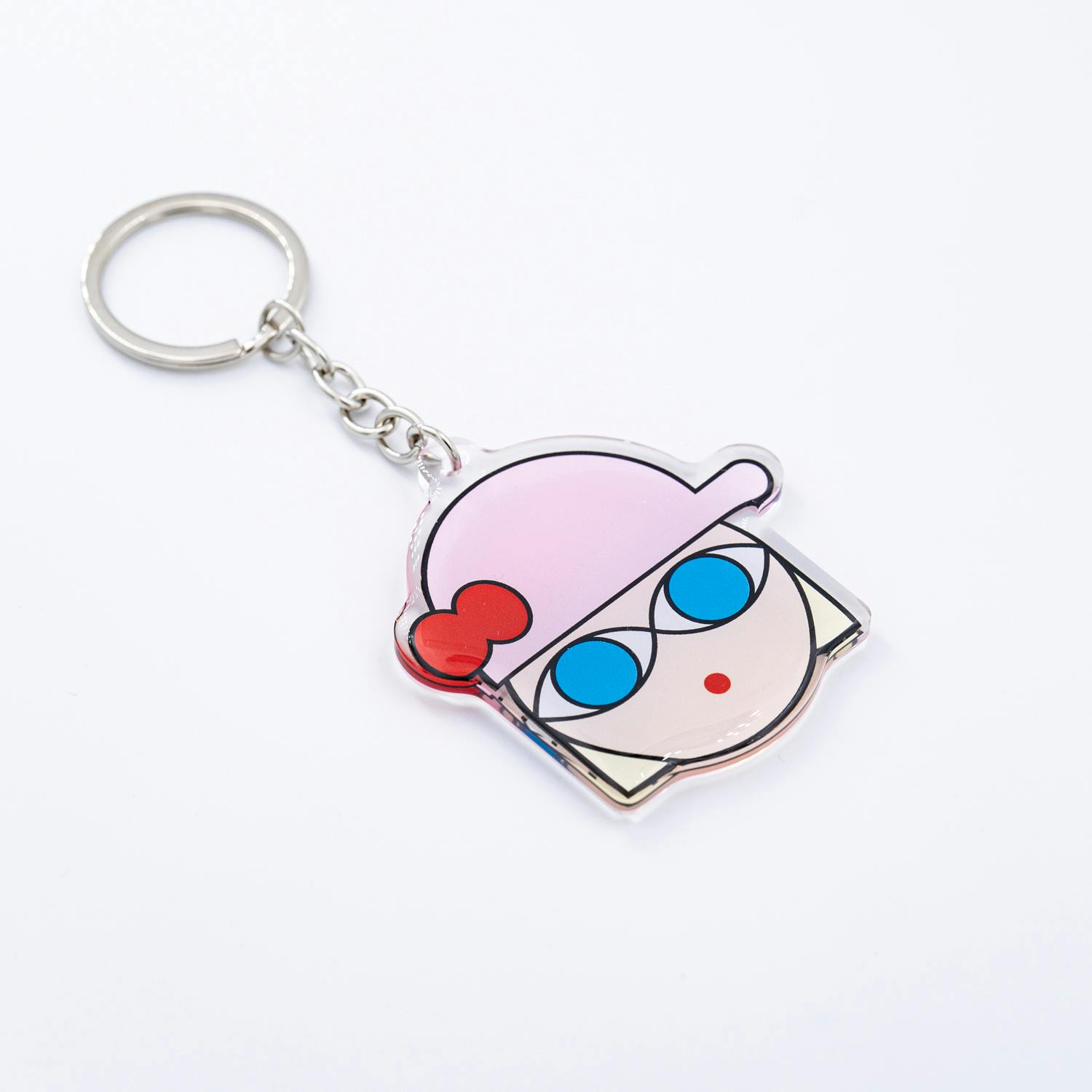 瓜生太郎　Taro Uryu　Key Ring Pink Cap_A