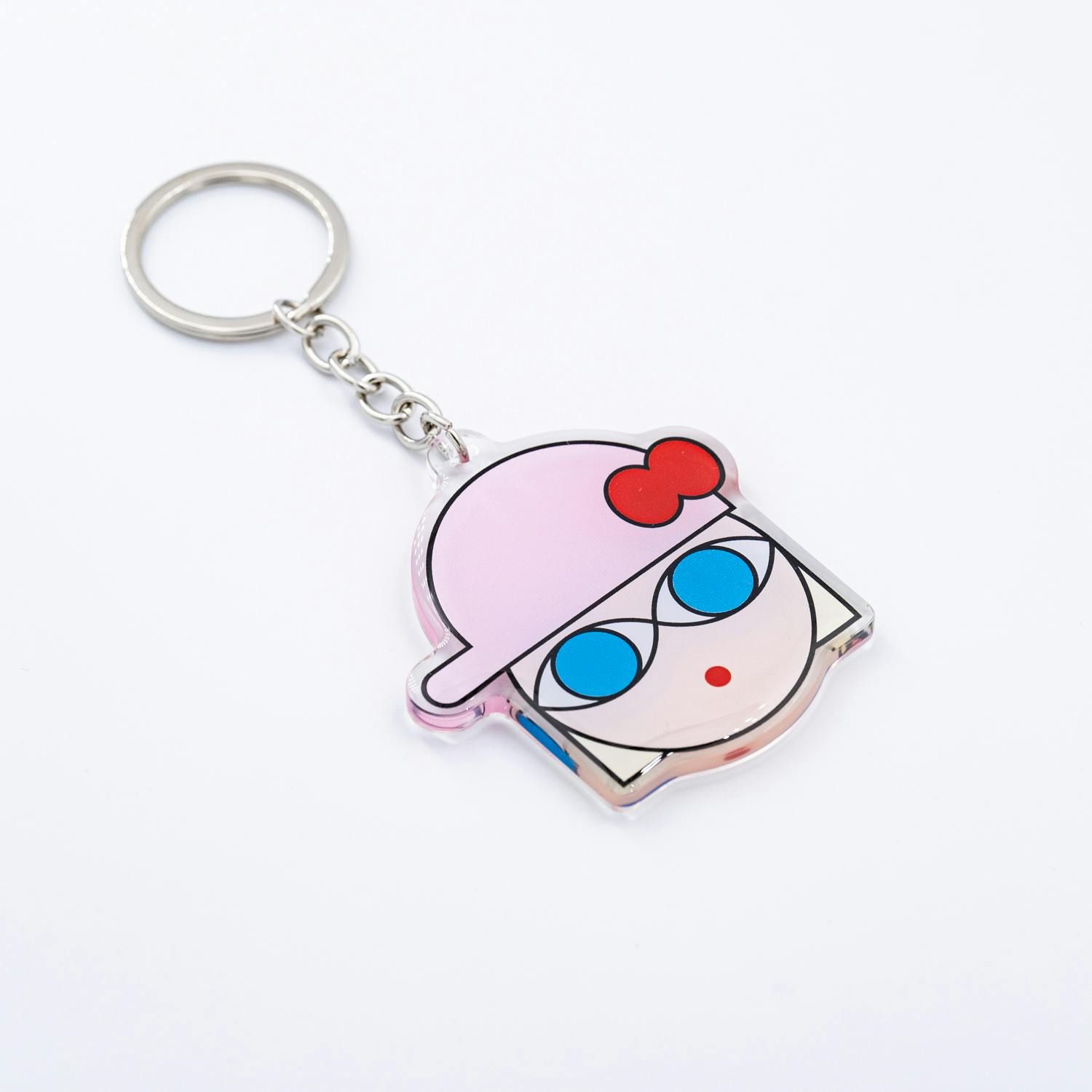 瓜生太郎　Taro Uryu　Key Ring Pink Cap_A