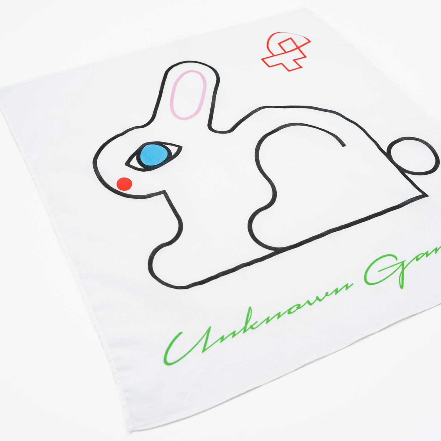 瓜生太郎　Taro Uryu　Handkerchief_Rabbit