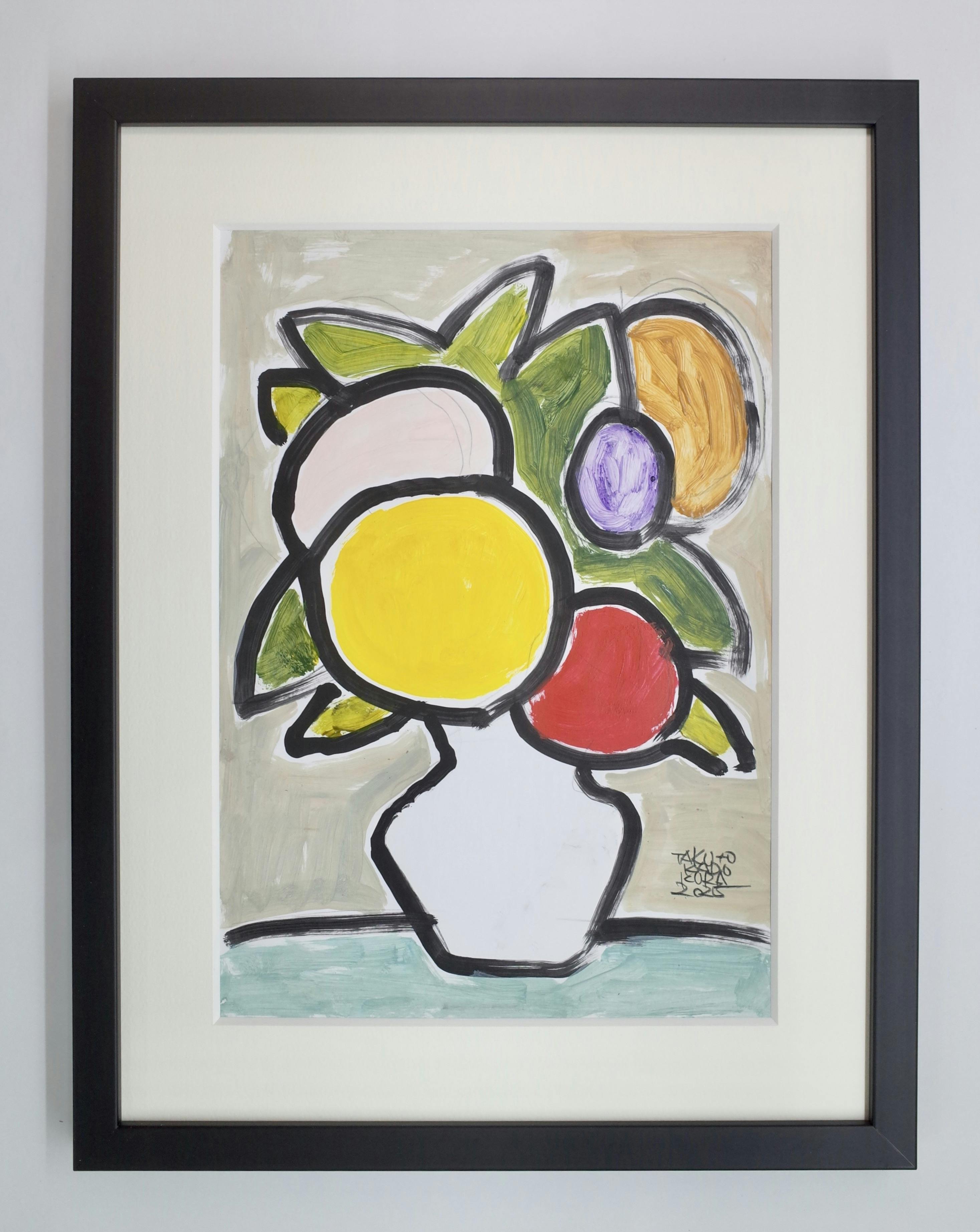 お花のドローイング