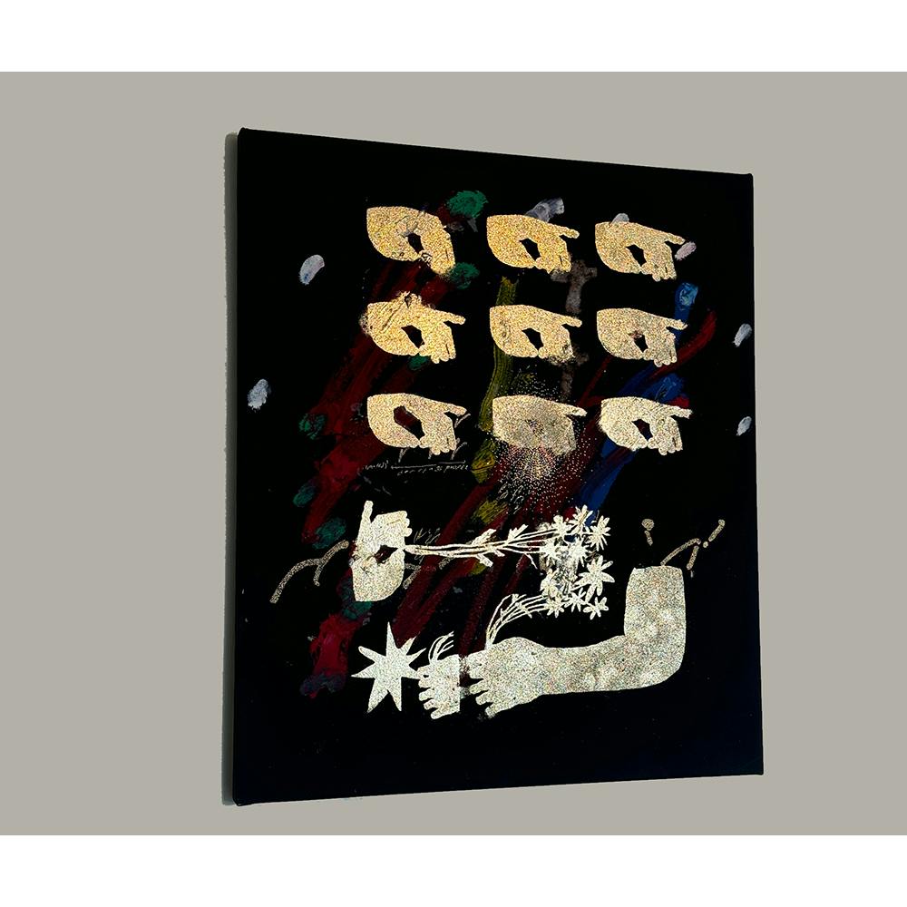 新月のエンチャント（赤い花に）