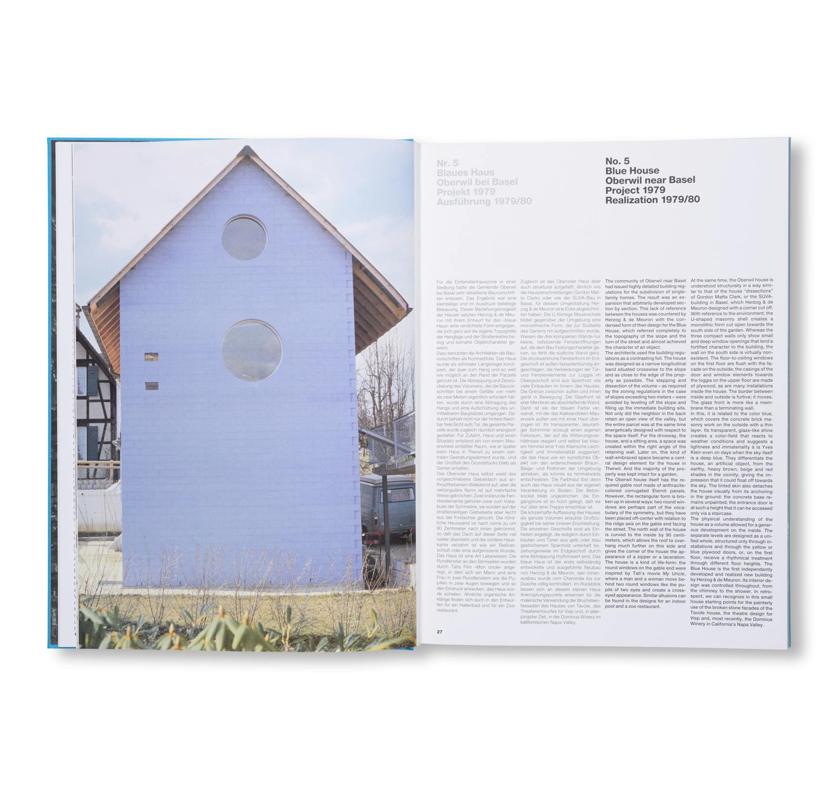 HERZOG & DE MEURON 1978-1988. THE COMPLETE WORKS. VOLUME 1 [ENGLISH / GERMAN EDITION]