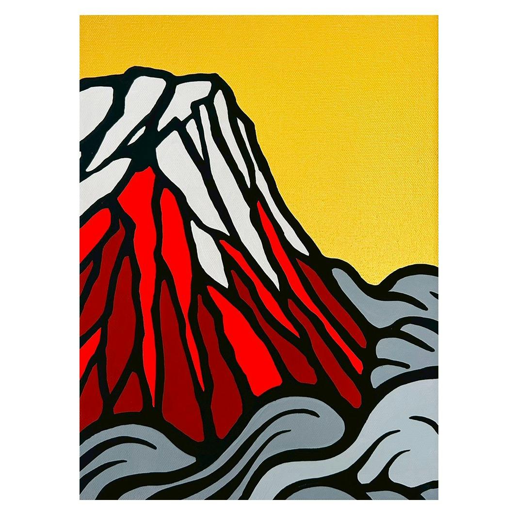 六変赤富士　〜孤峯富〜