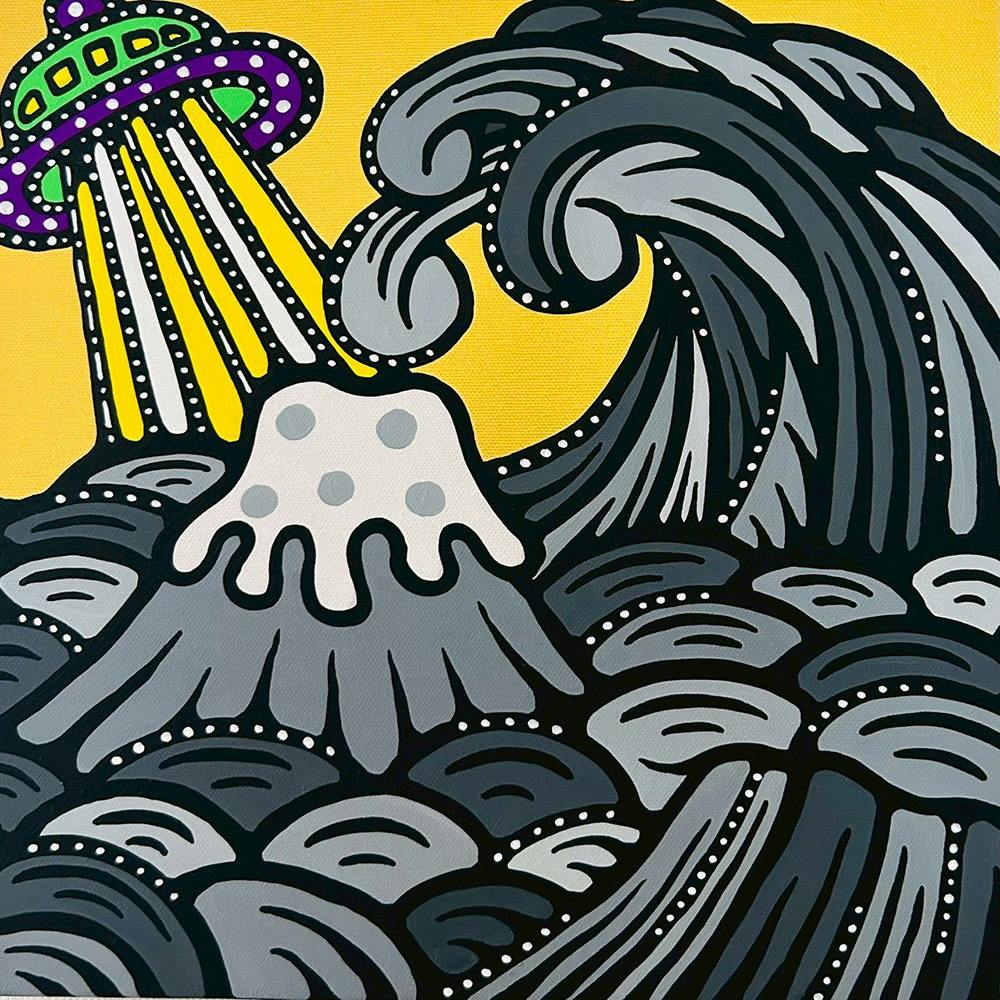 十一景 金界富士〜降照富嶽〜