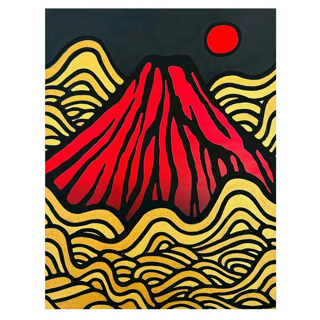 五行赤富士　～火煌龍潮～