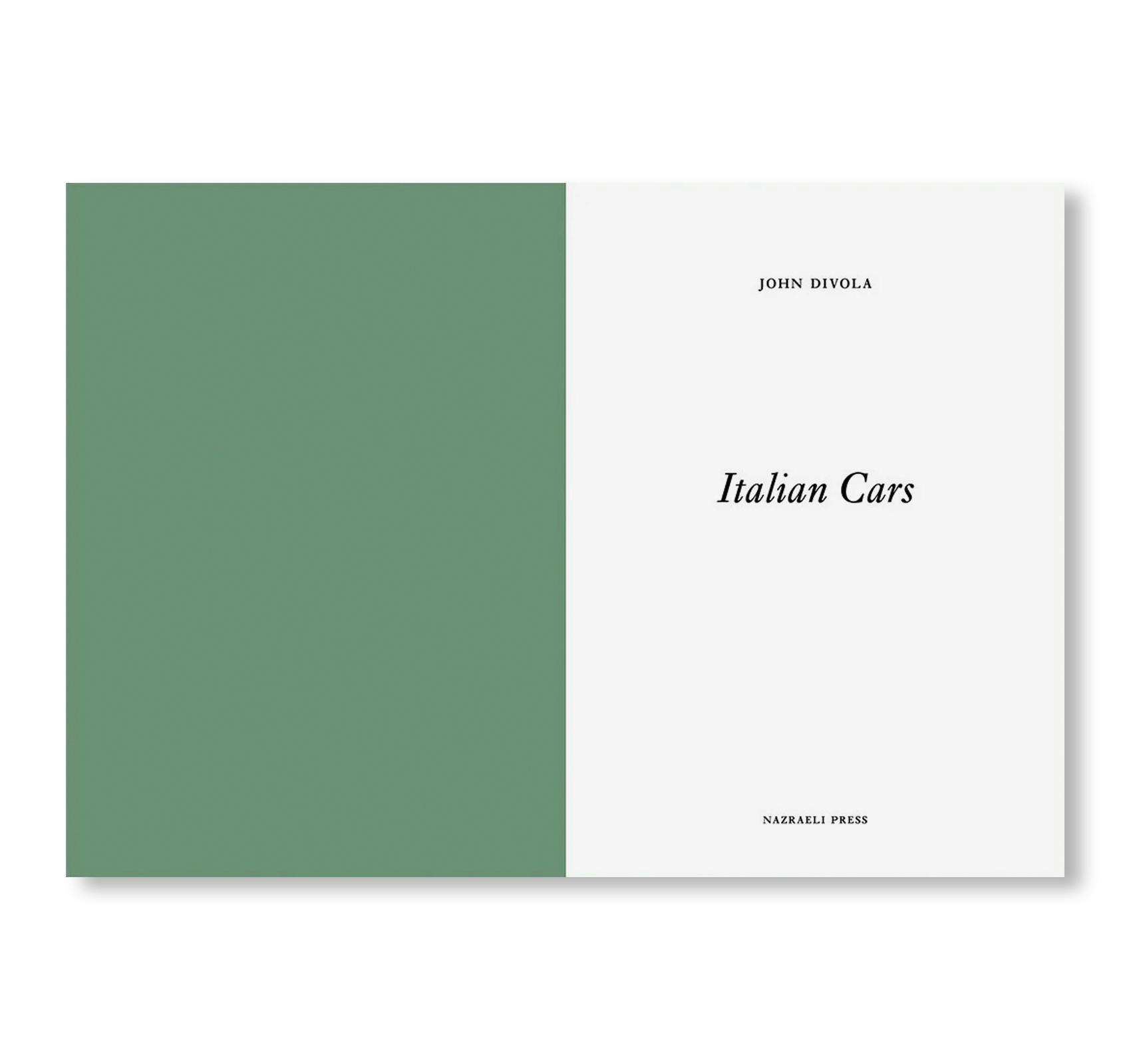 ONE PICTURE BOOK TWO #48: ITALIAN CARS