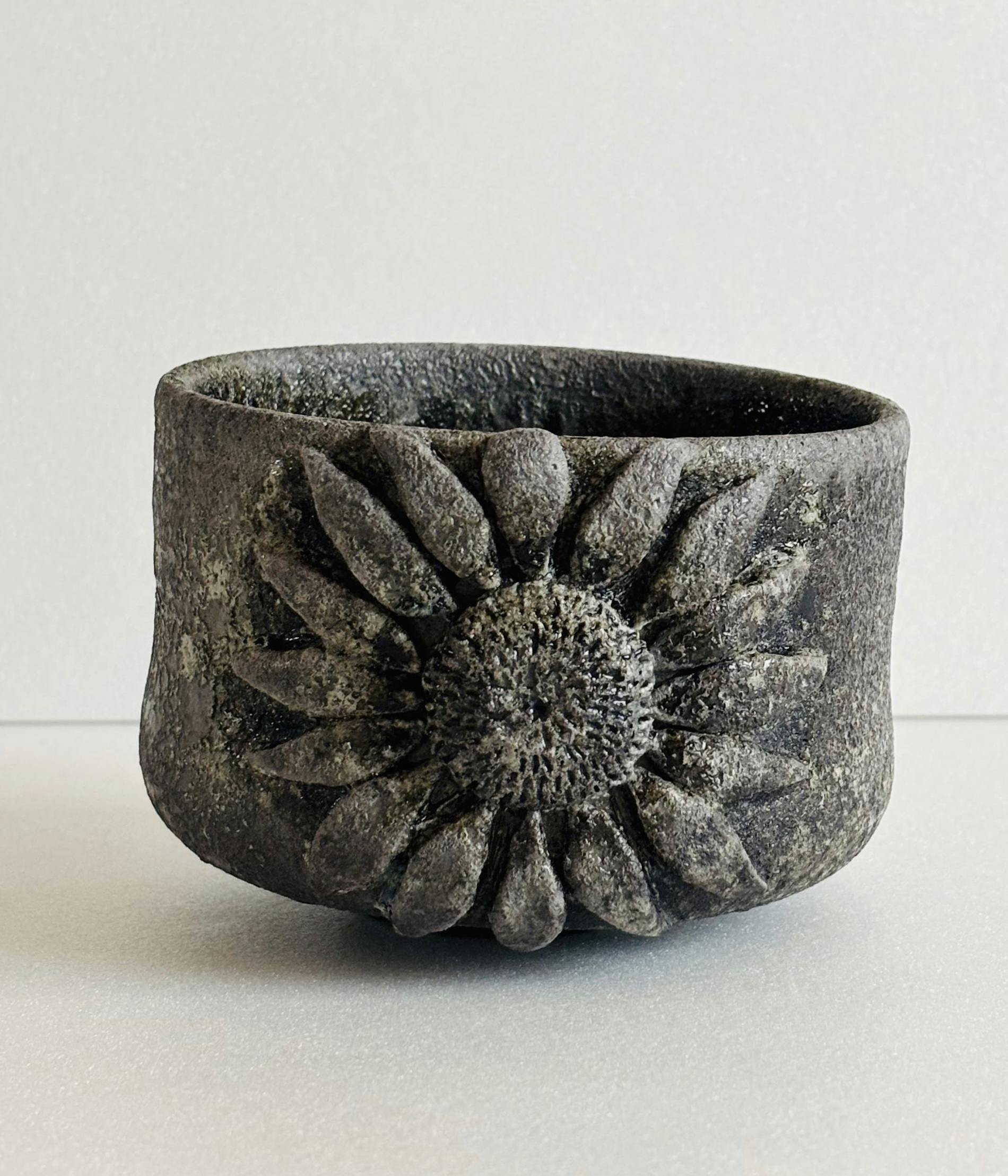 向日葵の抹茶碗