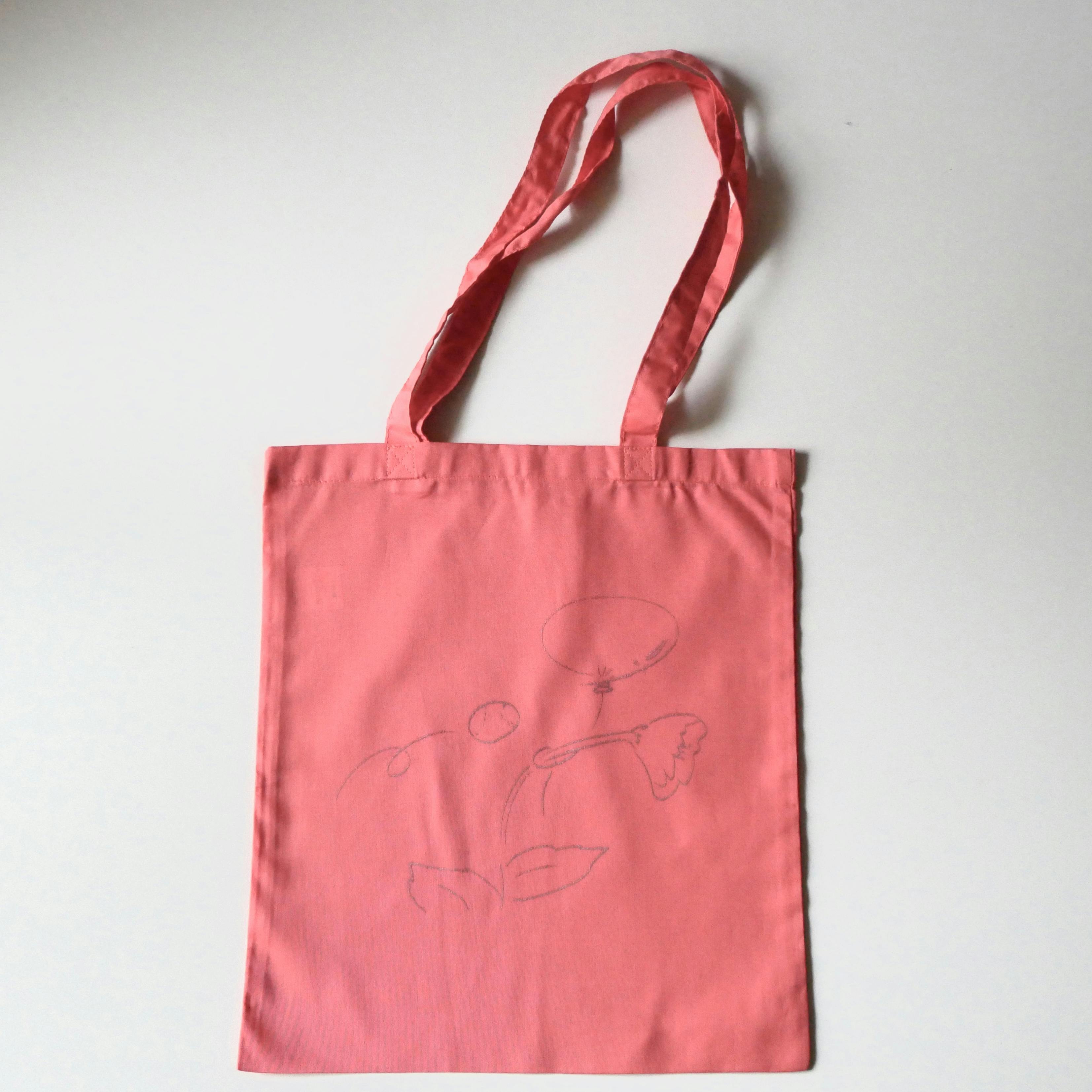 力学と時間トートバッグ／レッド