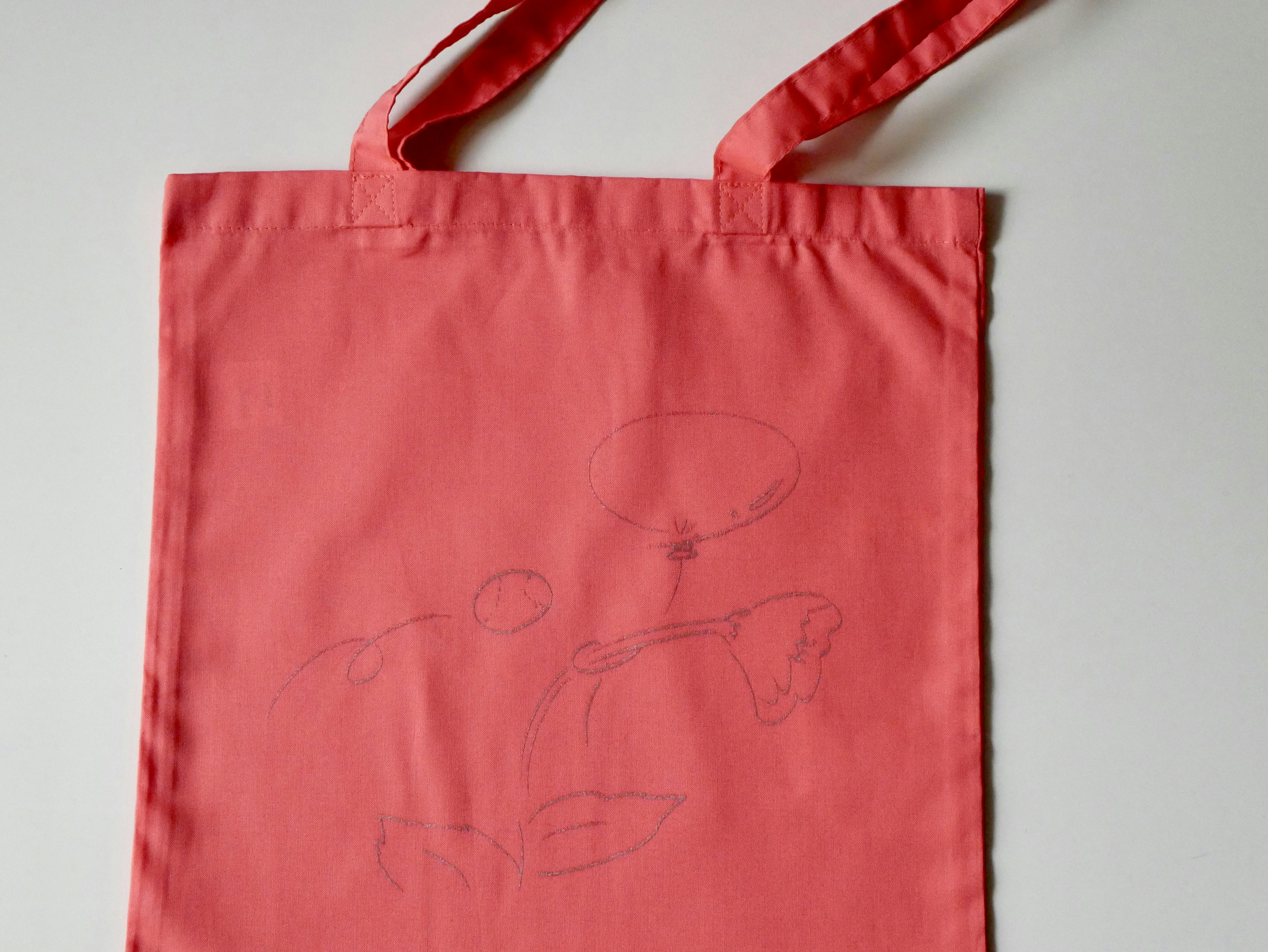 力学と時間トートバッグ／レッド