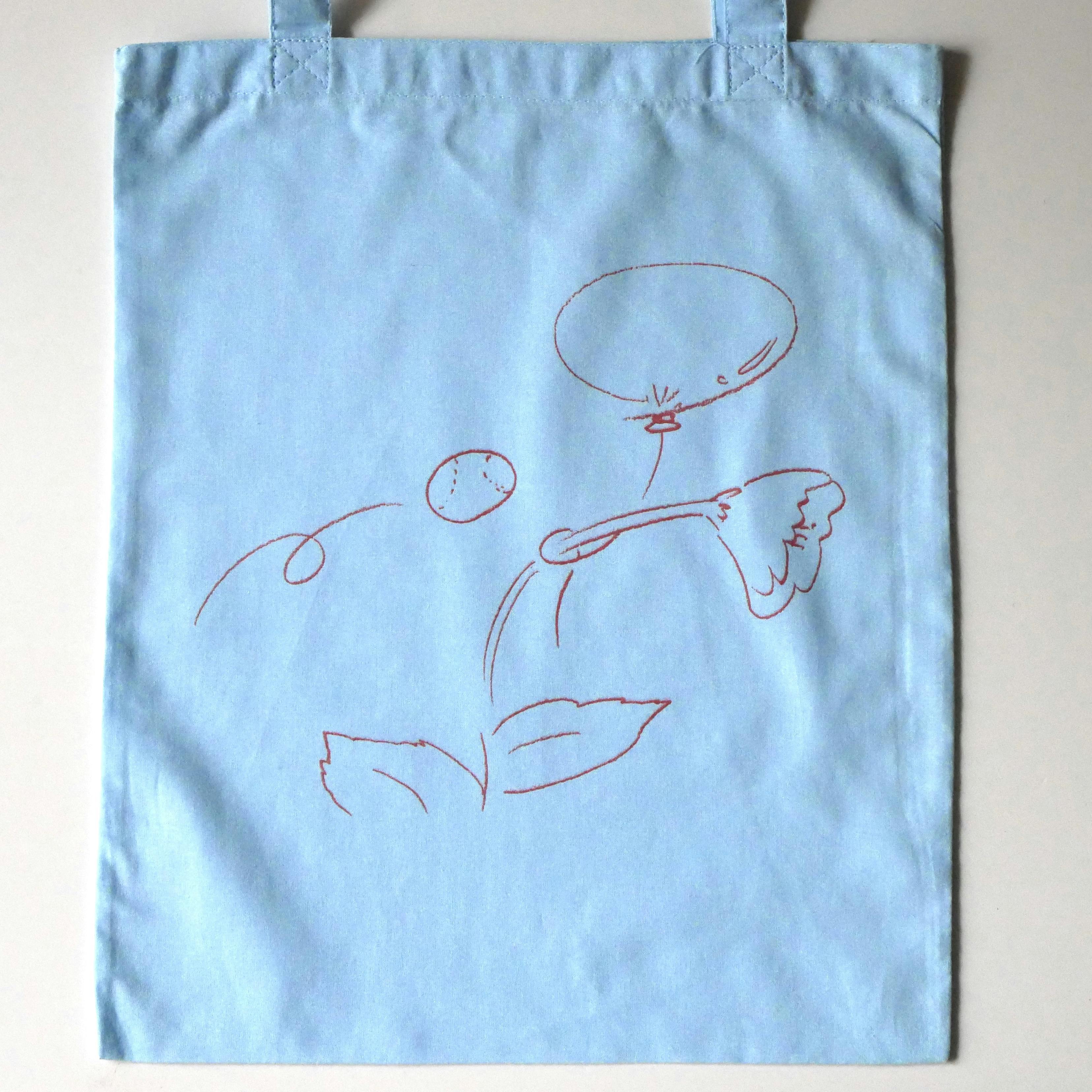 力学と時間トートバッグ／アイスブルー