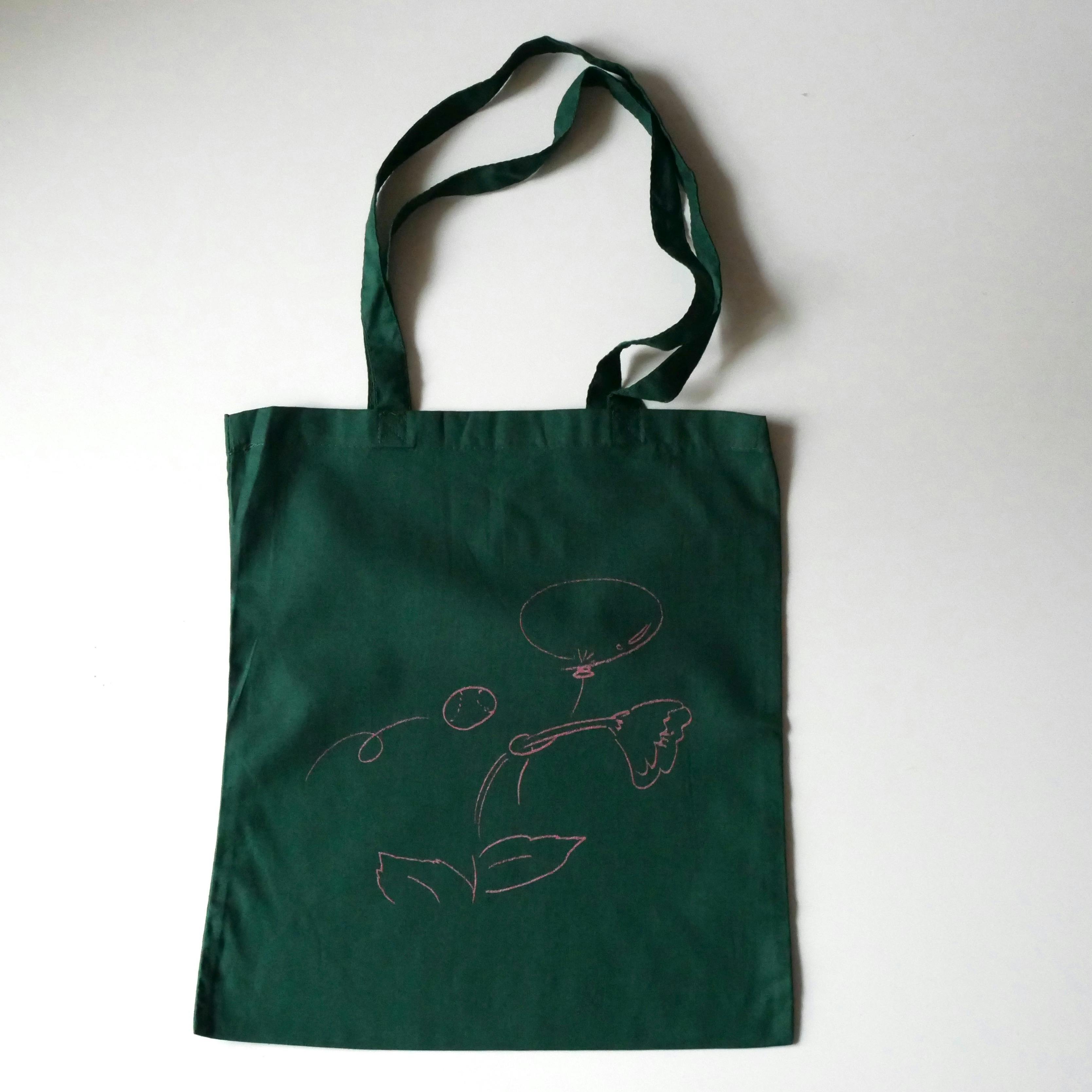 力学と時間トートバッグ／深緑