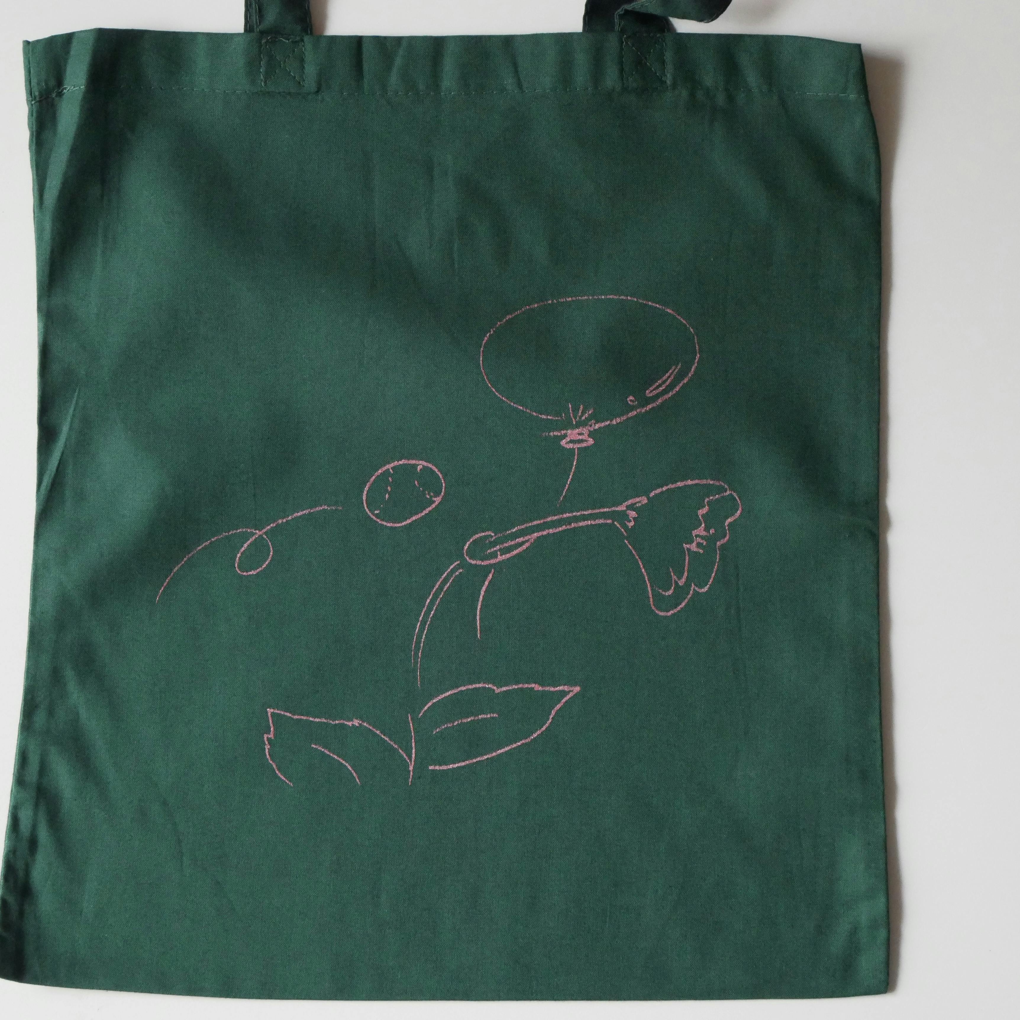 力学と時間トートバッグ／深緑