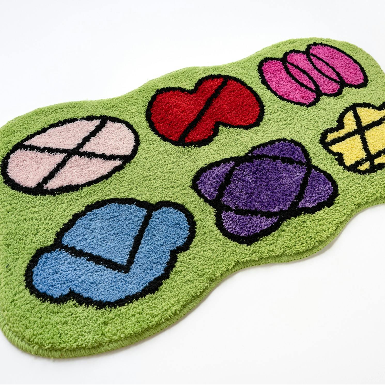 瓜生太郎　Taro Uryu　Rug_FLOWERS