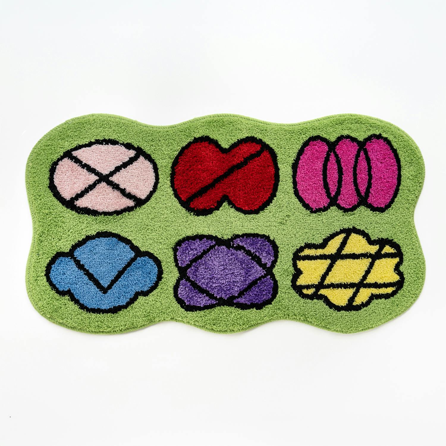 瓜生太郎　Taro Uryu　Rug_FLOWERS