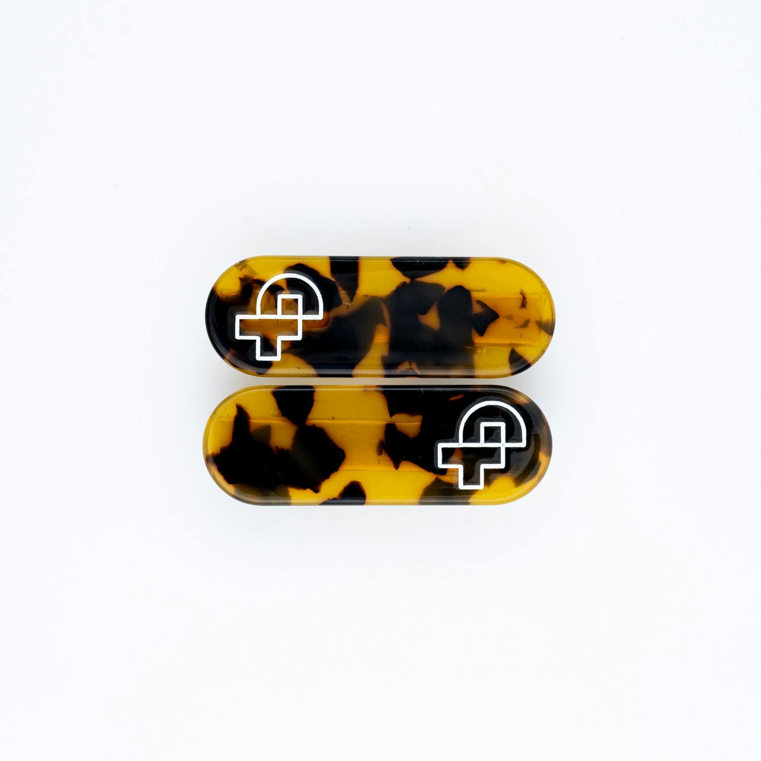 瓜生太郎　Taro Uryu　Hair Clip ( 2pc set )　Honey Leopard
