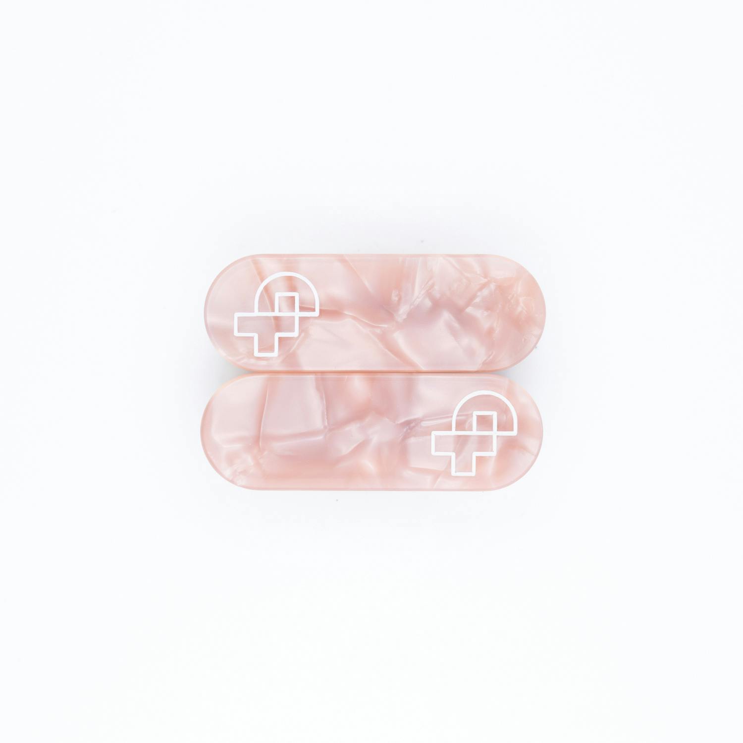 瓜生太郎　Taro Uryu　Hair Clip ( 2pc set )　Mist Pink