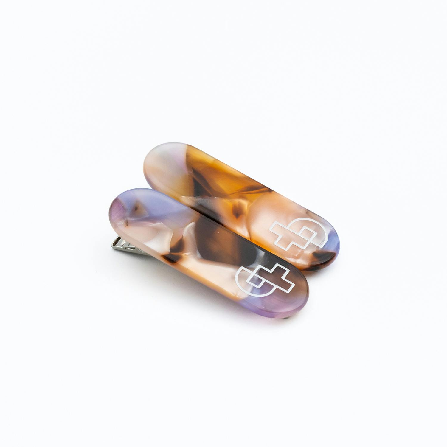 瓜生太郎　Taro Uryu　Hair Clip ( 2pc set )　Mirage Brown